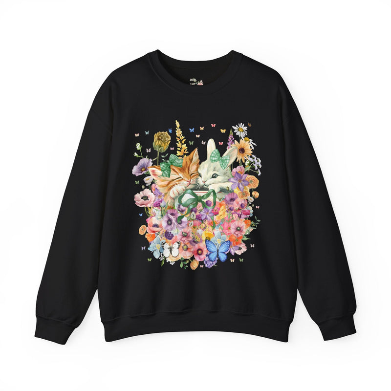 Kitten and Bunny Sweatshirt - Opal and June