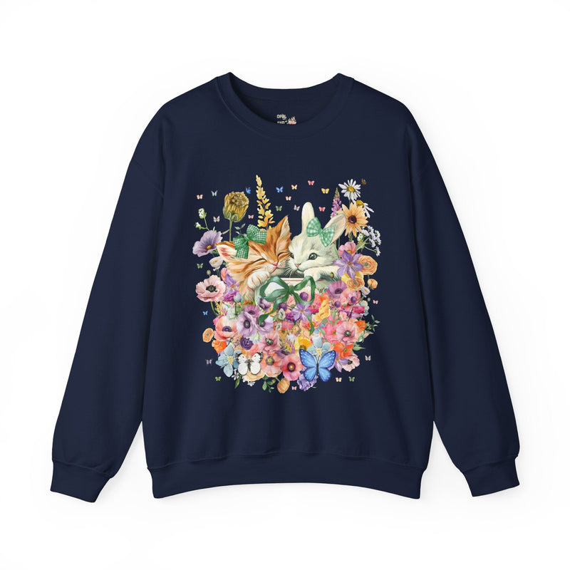 Kitten and Bunny Sweatshirt - Opal and June