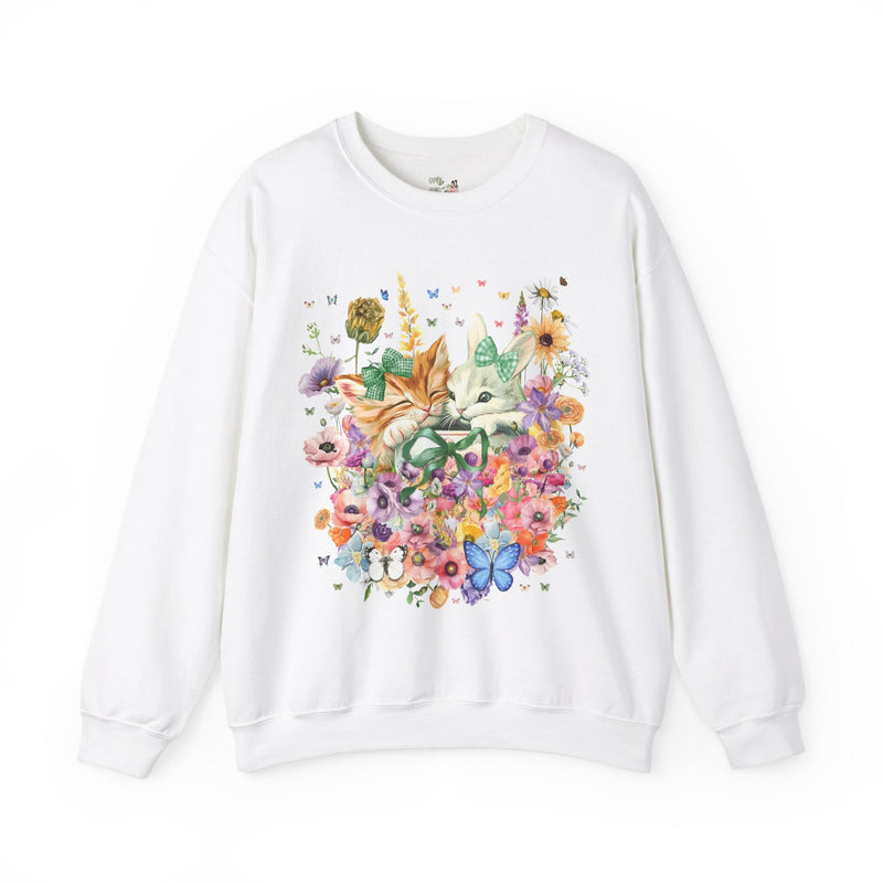 Kitten and Bunny Sweatshirt - Opal and June
