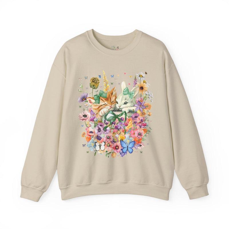 Kitten and Bunny Sweatshirt - Opal and June