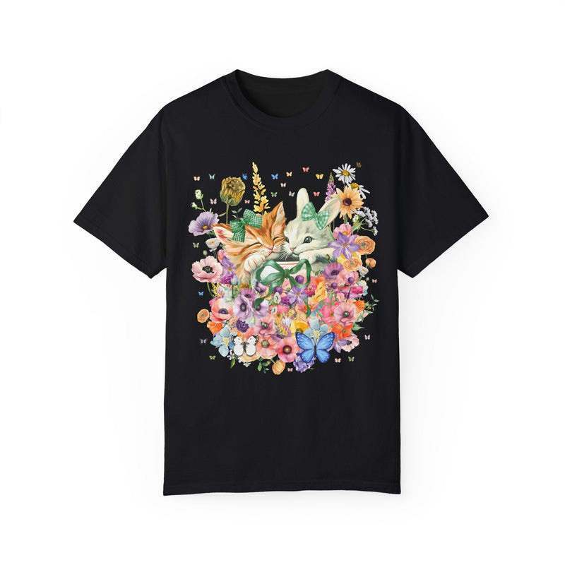Kitten and Bunny Tee Shirt - Opal and June