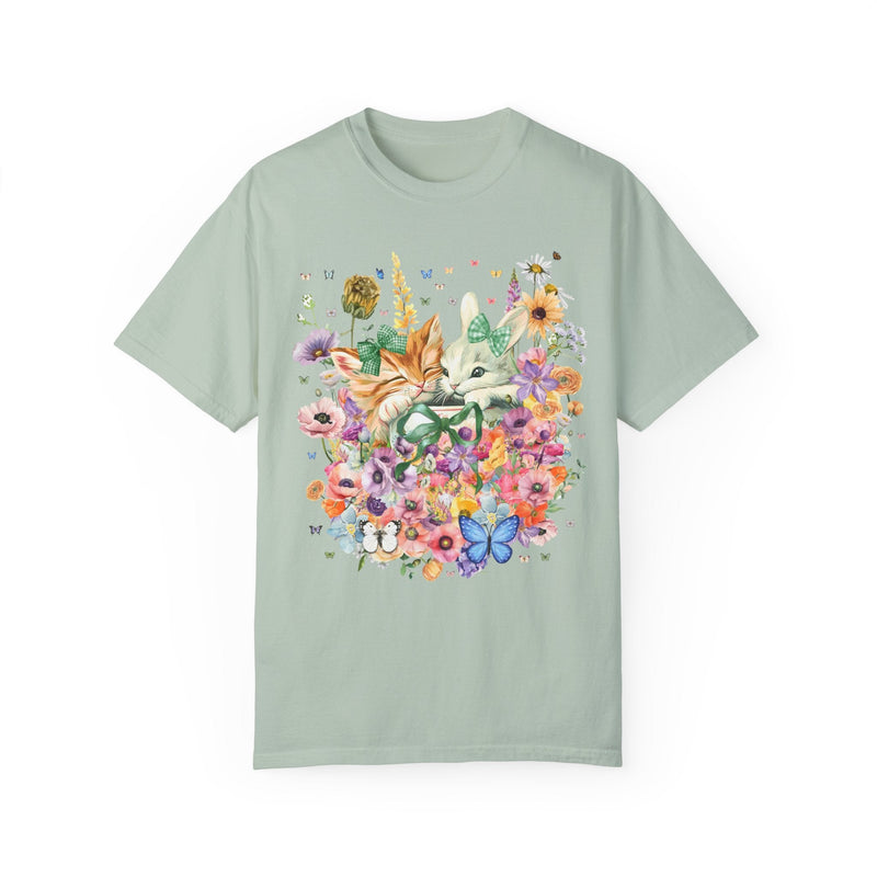 Kitten and Bunny Tee Shirt - Opal and June