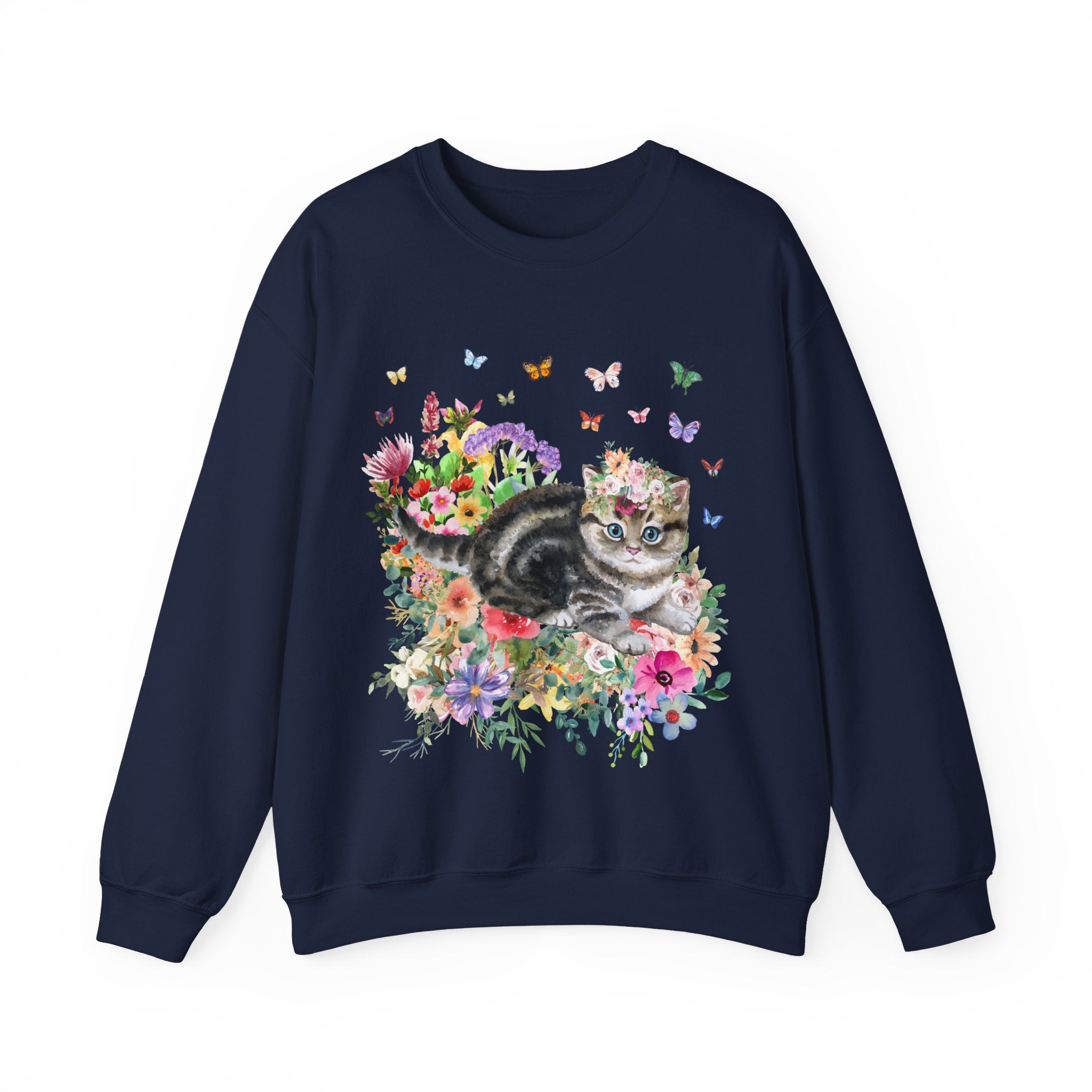 Sweat-shirt chaton vintage des années 1990 taille XL Sweat-shirt chaton vintage des années 1990 taille XL