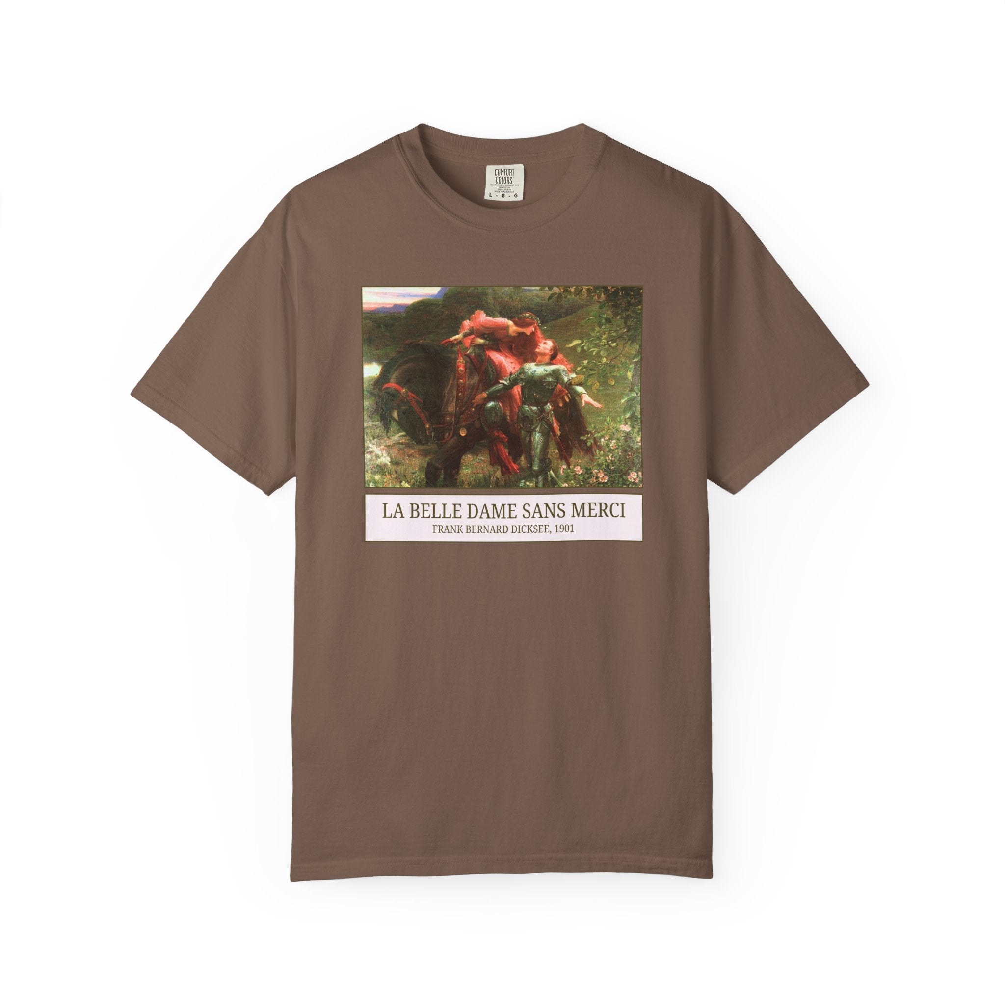 La Belle Dame Sans Merci by Frank Bernard Dicksee, Famous 1900s Painting, European Art History John Keats Poetry, Humanities Teacher Gift - Opal and June