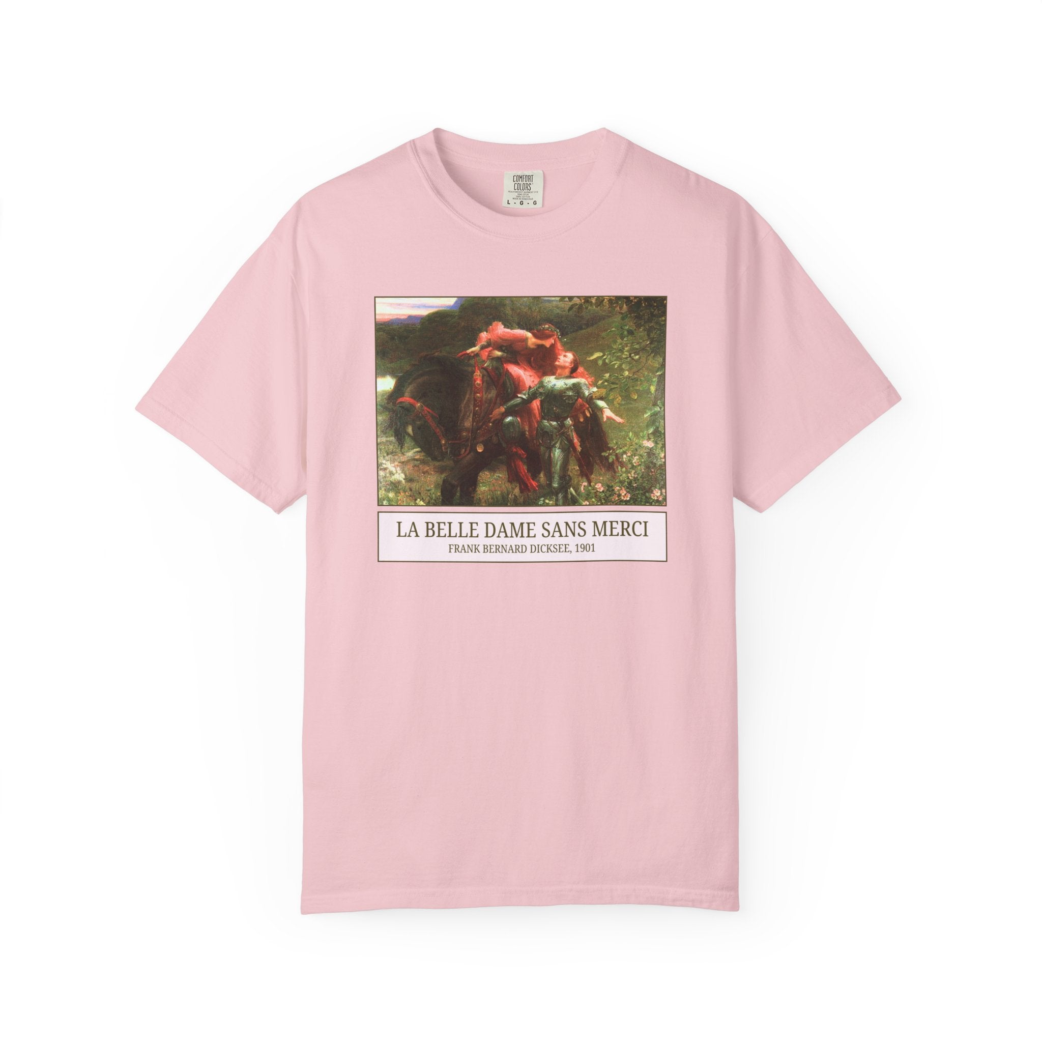 La Belle Dame Sans Merci by Frank Bernard Dicksee, Famous 1900s Painting, European Art History John Keats Poetry, Humanities Teacher Gift - Opal and June