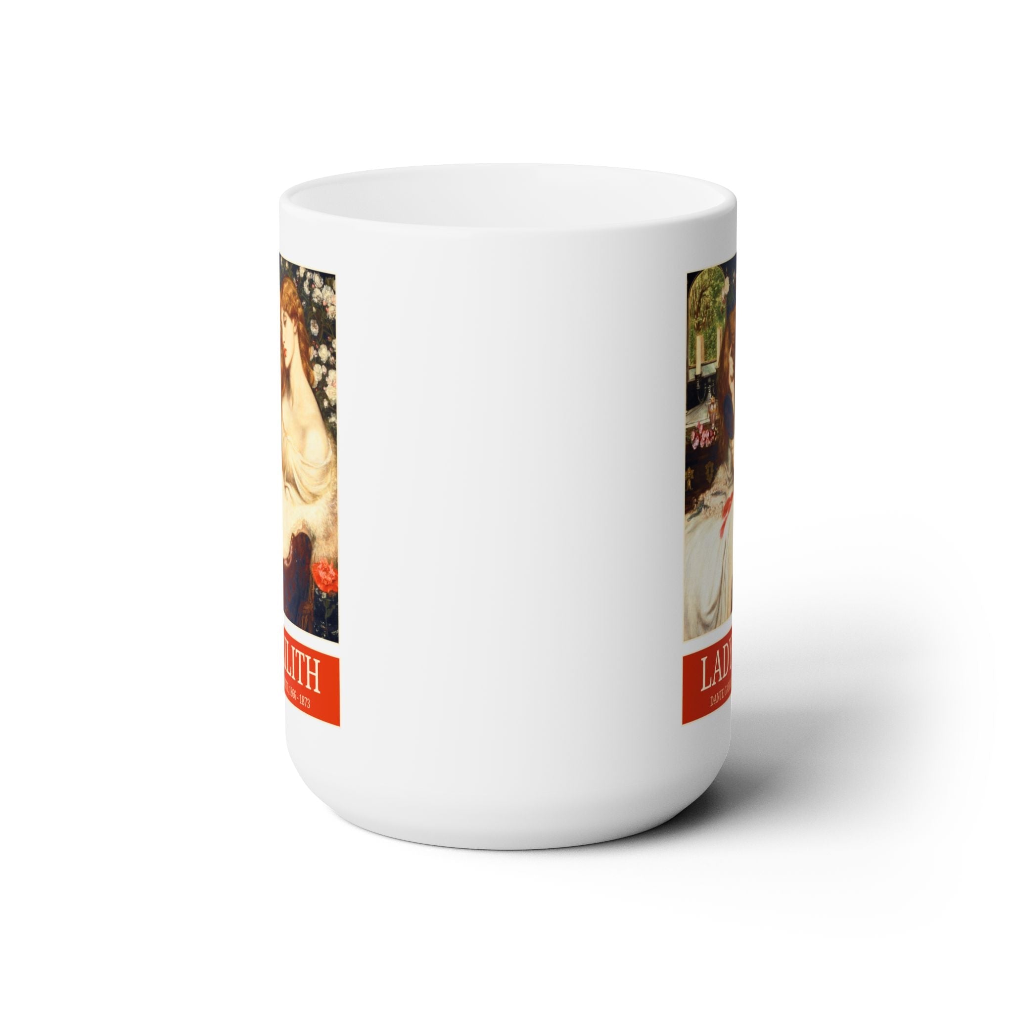 Lady Lilith by Dante Gabriel Rossetti Coffee Mug: Floral Art History Gift for Humanities Major - Opal and June