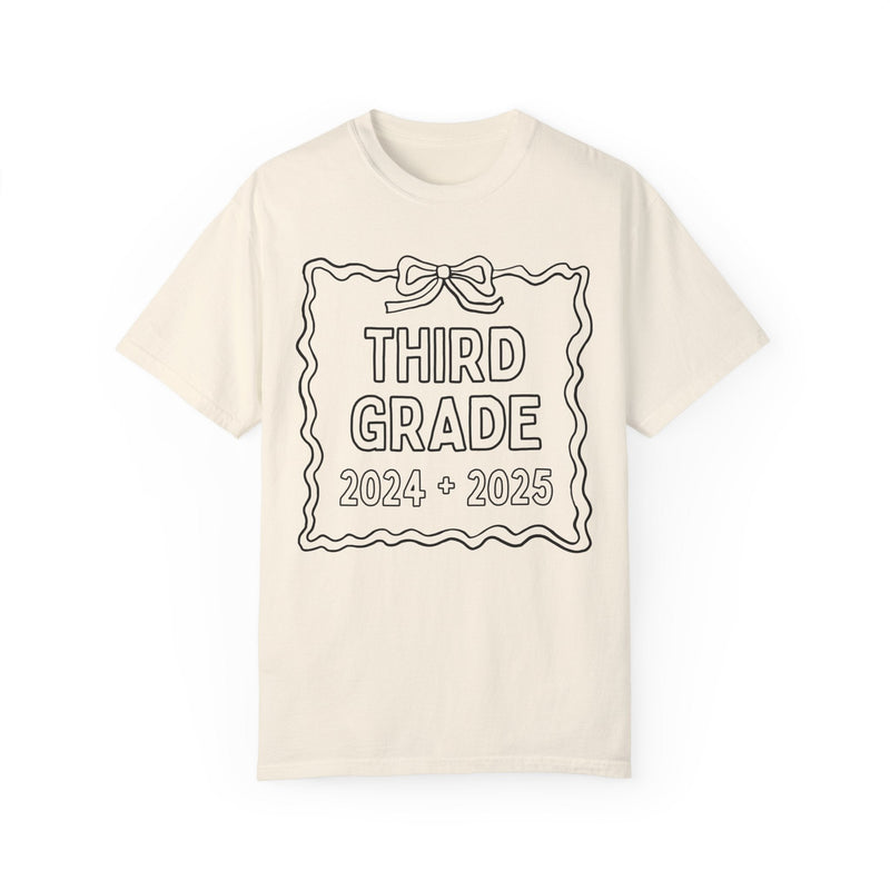 Last Day of School Autograph Tee for Third Grade Teacher - Opal and June