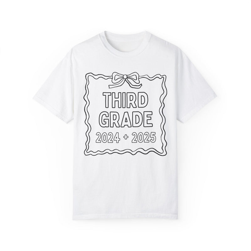 Last Day of School Autograph Tee for Third Grade Teacher - Opal and June