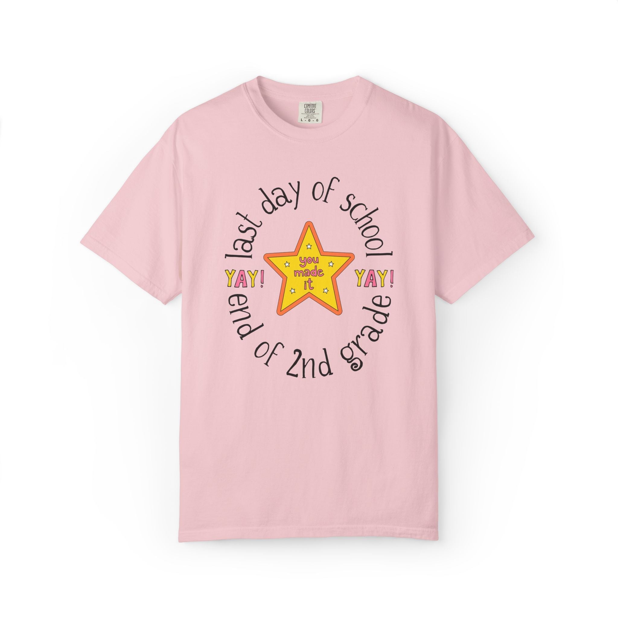 Last Day of School Matching Teacher T-Shirt for Elementary School Teachers or Elementary Office Staff, School Librarian End of Year Tee - Opal and June