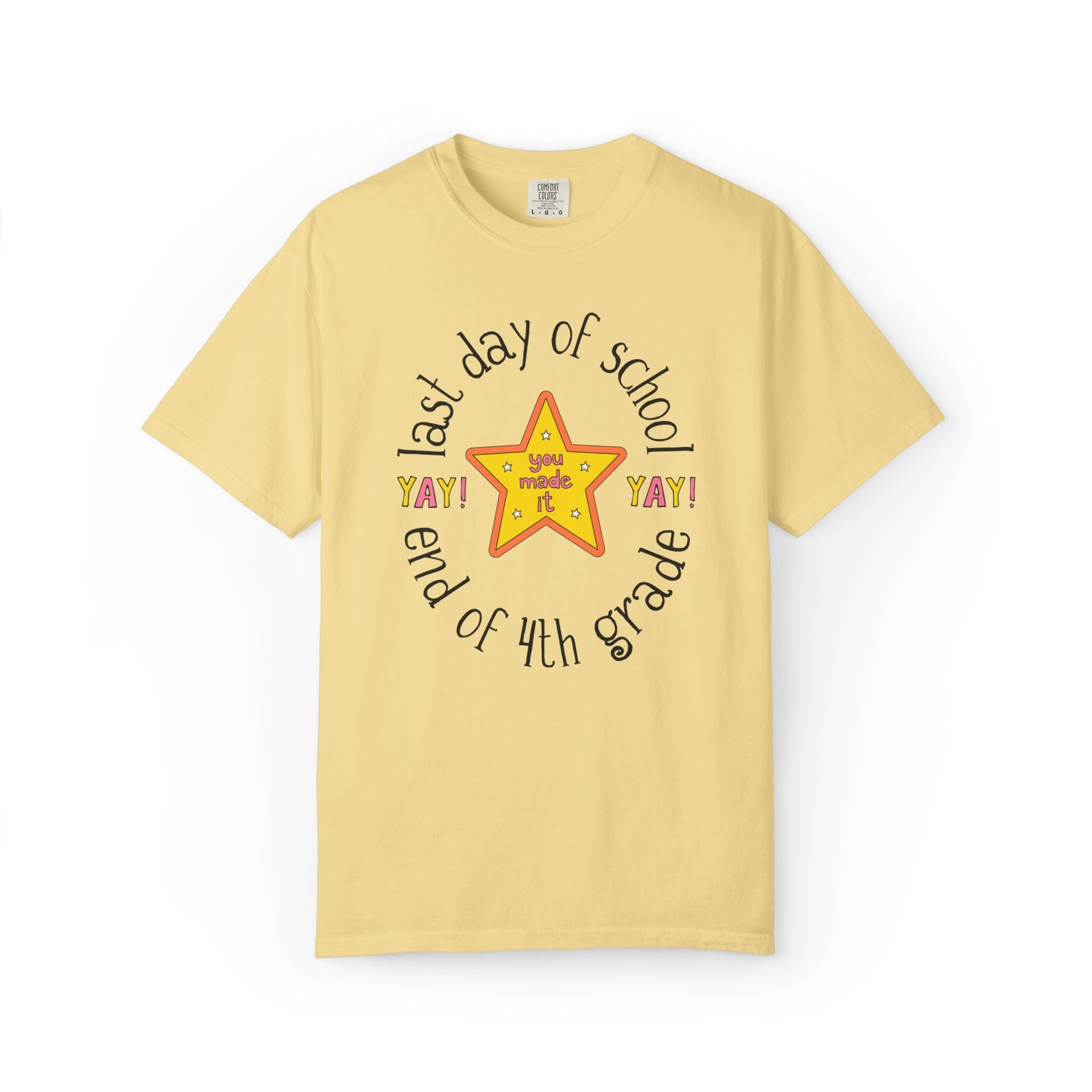 Last Day of School Matching Teacher T-Shirt for Elementary School Teachers or Elementary Office Staff, School Librarian End of Year Tee - Opal and June