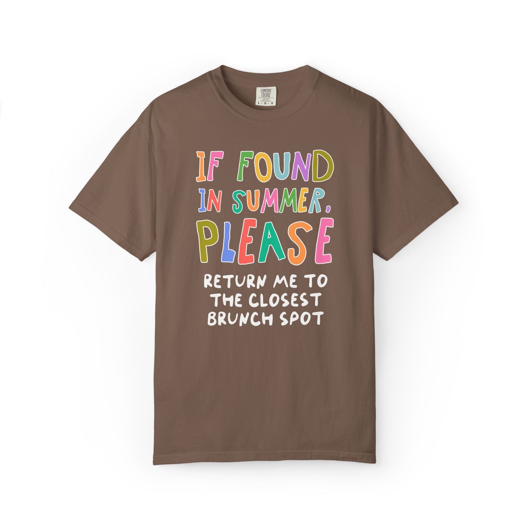 Last Day of School Matching Teacher T-Shirt for Elementary School Teachers or High School Staff: If Found This Summer, Silly 90s Aesthetic - Opal and June