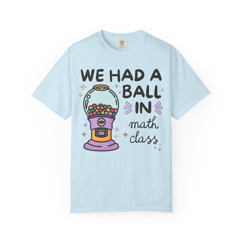 Last Day of School Math Teacher Tee Shirt for Math Department, Algebra Teaching Assistant, Colorful 90s Vibe, End of School, Class Dismissed - Opal and June