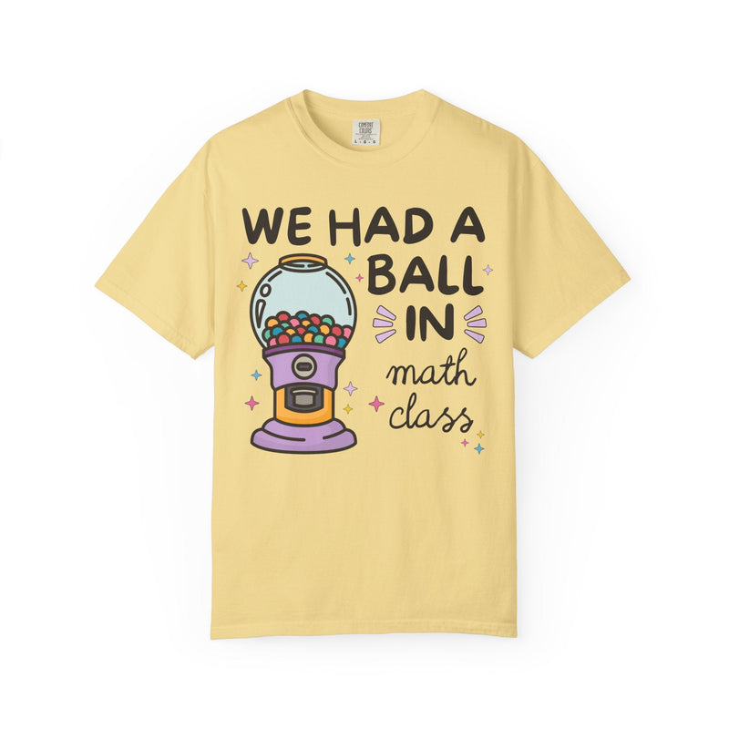 Last Day of School Math Teacher Tee Shirt for Math Department, Algebra Teaching Assistant, Colorful 90s Vibe, End of School, Class Dismissed - Opal and June