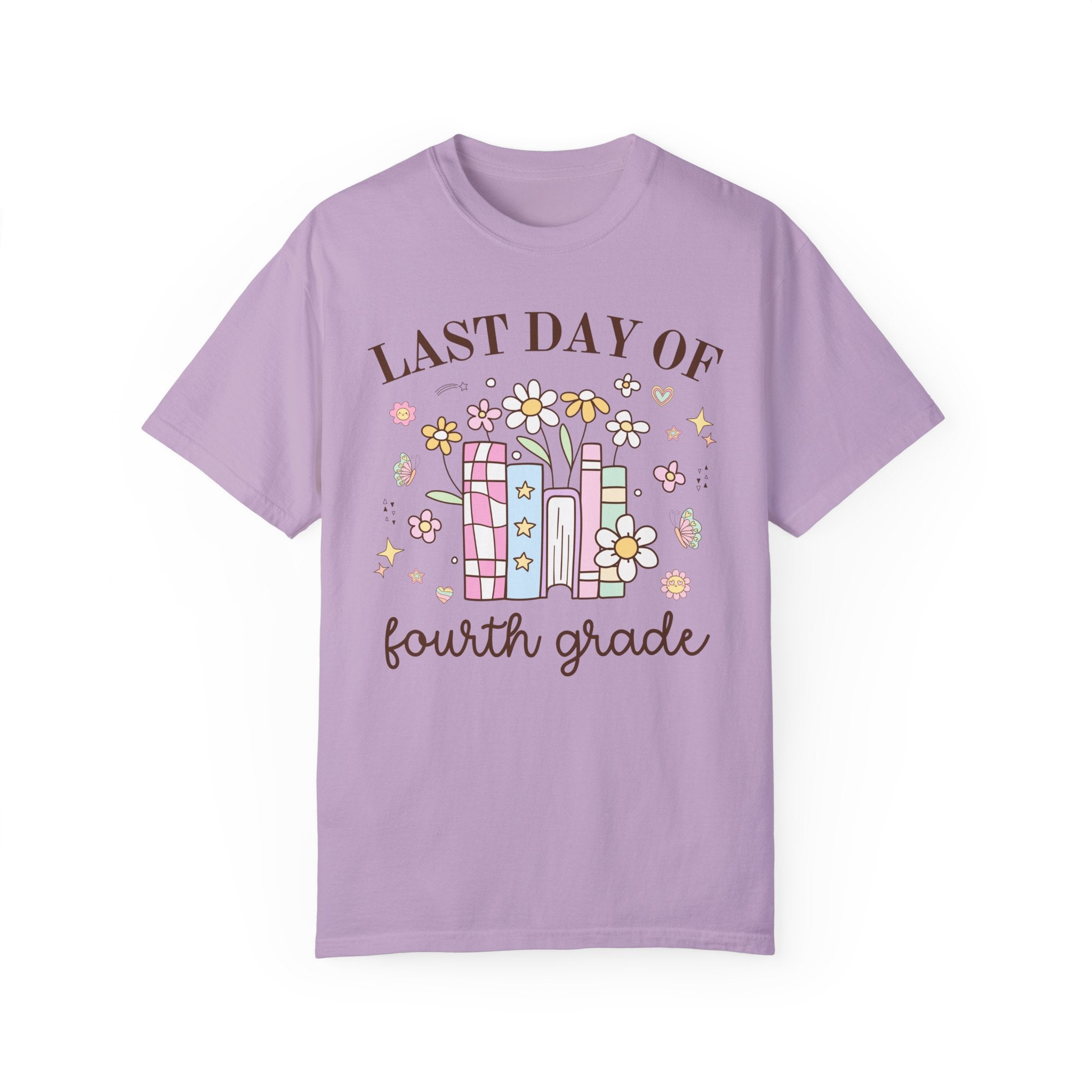 Last Day of School Teacher or School Principal Tee Shirt: Cute Bookish Class Dismissed T-Shirt, Out for Summer Elementary or Preschool Tee - Opal and June