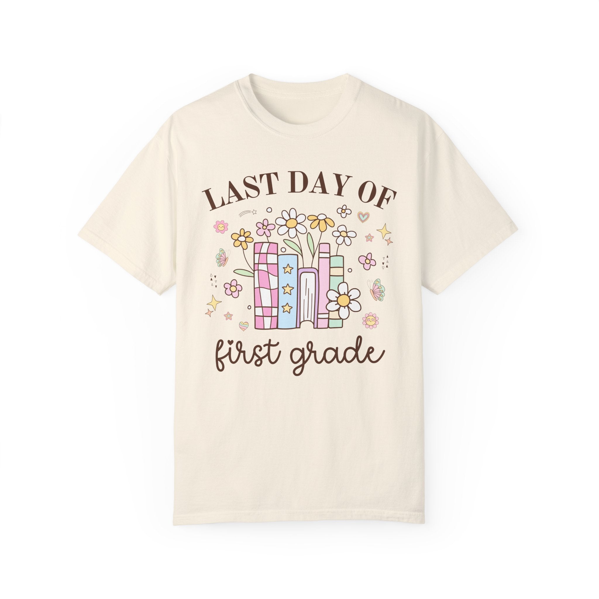 Last Day of School Teacher or School Principal Tee Shirt: Cute Bookish Class Dismissed T-Shirt, Out for Summer Elementary or Preschool Tee - Opal and June