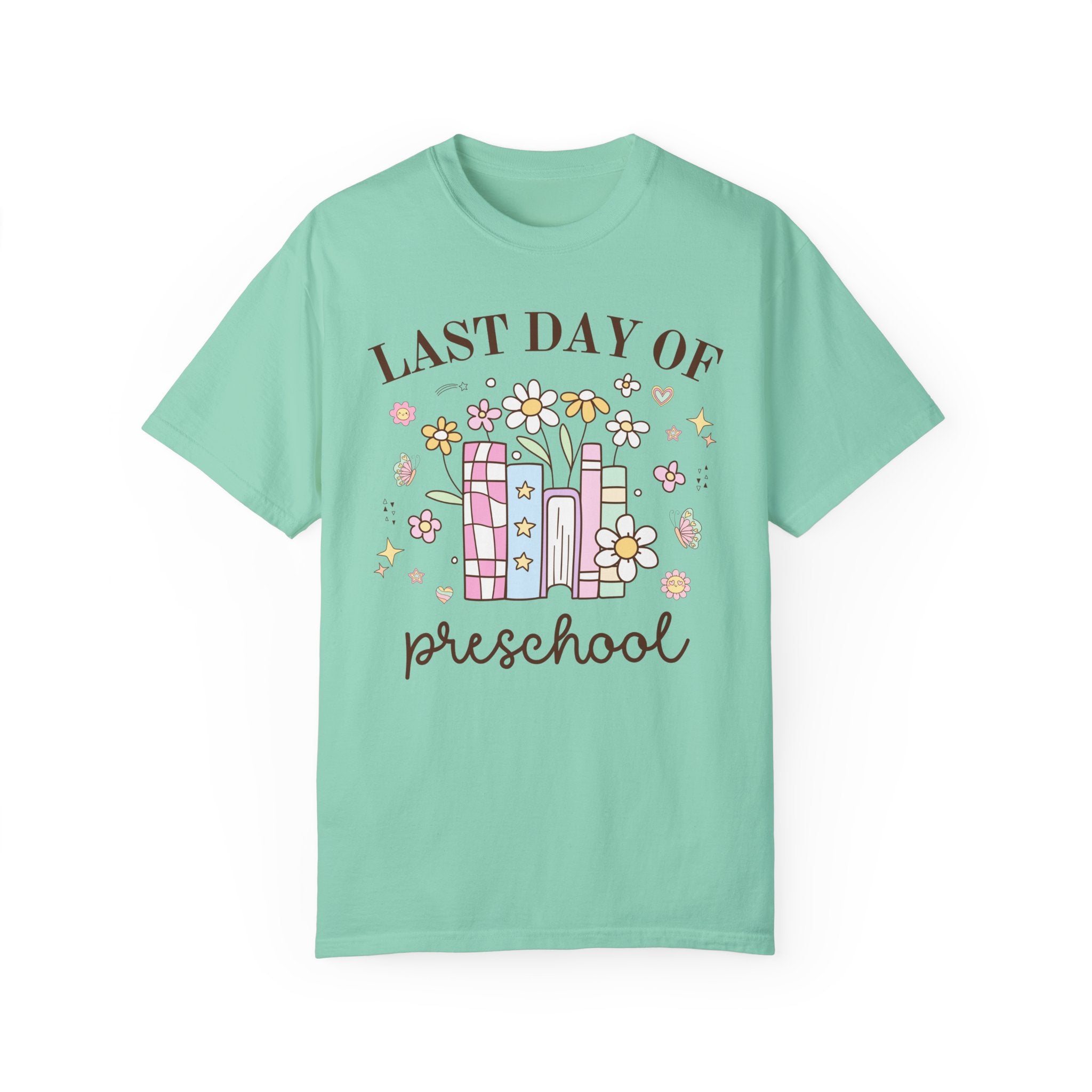 Last Day of School Teacher or School Principal Tee Shirt: Cute Bookish Class Dismissed T-Shirt, Out for Summer Elementary or Preschool Tee - Opal and June