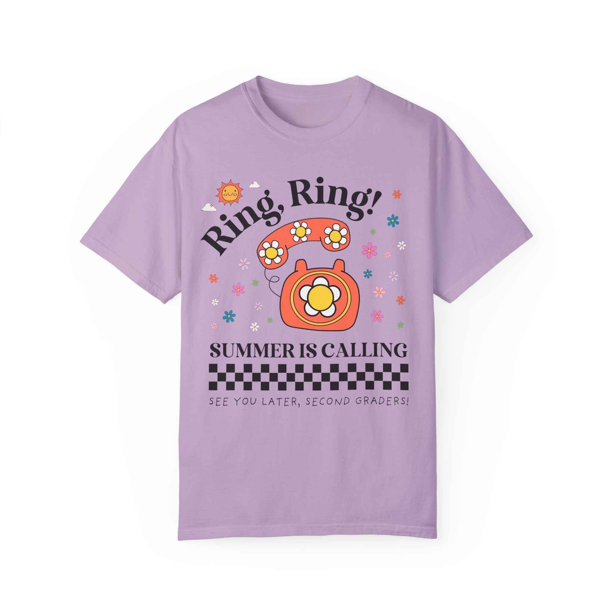 Last Day of School Teacher Tee Shirt for First Grade Teacher or Second Grade Teacher: Funny Saying End of School Year 90s Aesthetic T-Shirt - Opal and June