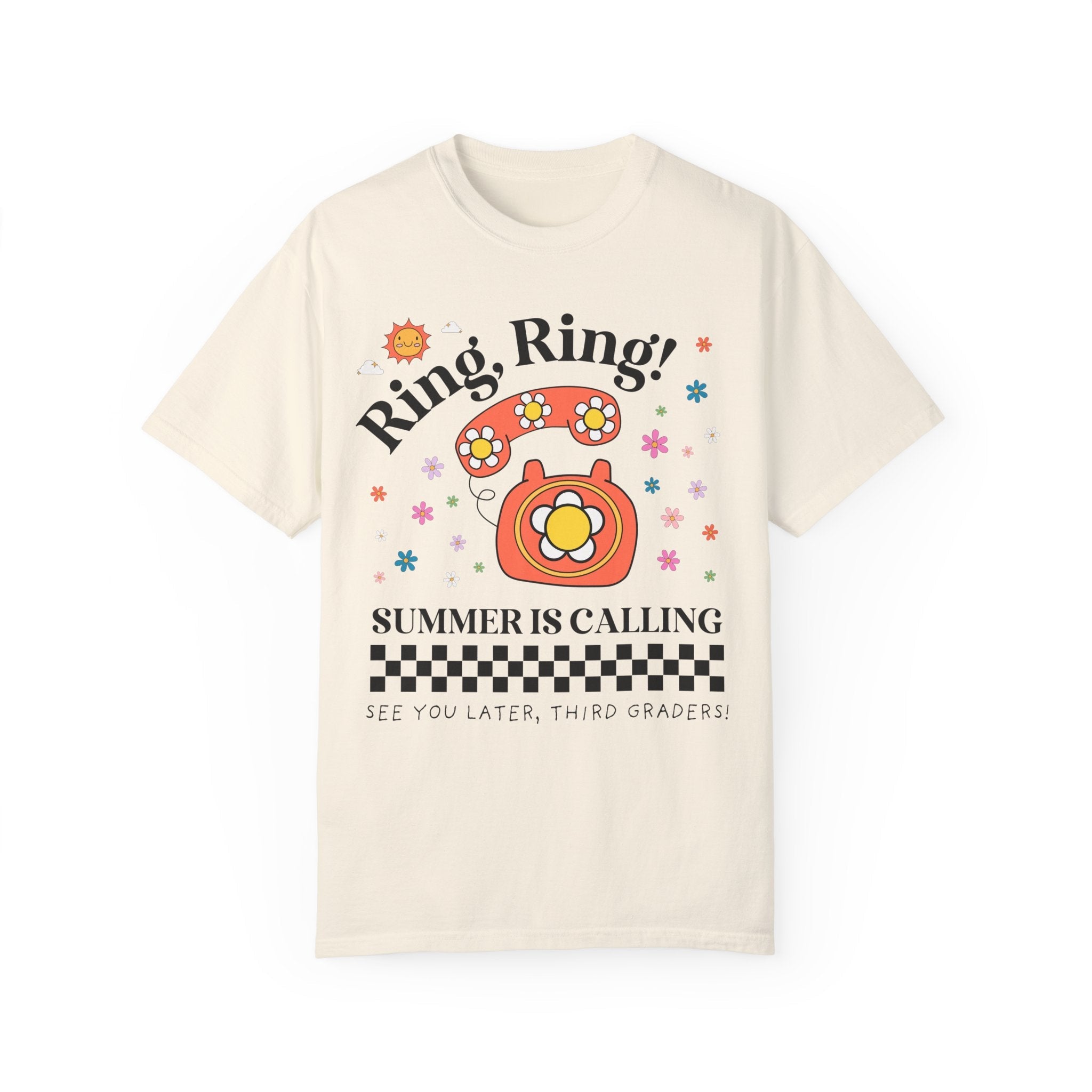 Last Day of School Teacher Tee Shirt for Second Grade Teacher or Third Grade Teacher: Funny Saying End of School Year 90s Aesthetic T-Shirt - Opal and June