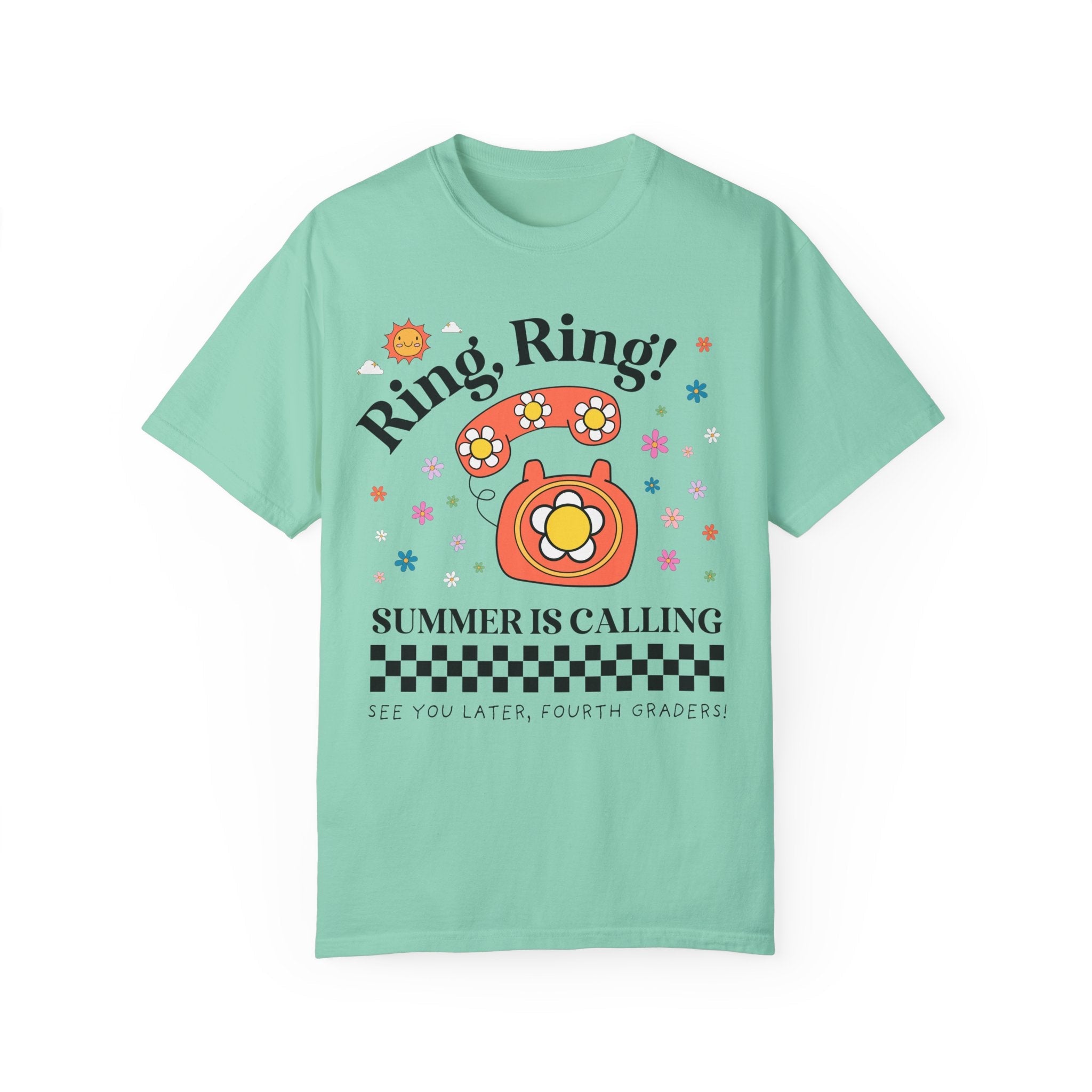 Last Day of School Teacher Tee Shirt for Third Grade Teacher or Second Grade Teacher: Funny Saying End of School Year 90s Aesthetic T-Shirt - Opal and June