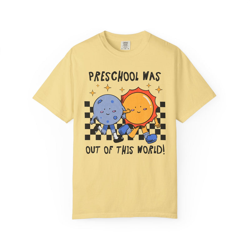 Last Day of School Tee Shirt: Funny Saying Space Lover Tee, End of School Year Matching Tee Shirt for Preschool Teachers or Office Staff - Opal and June