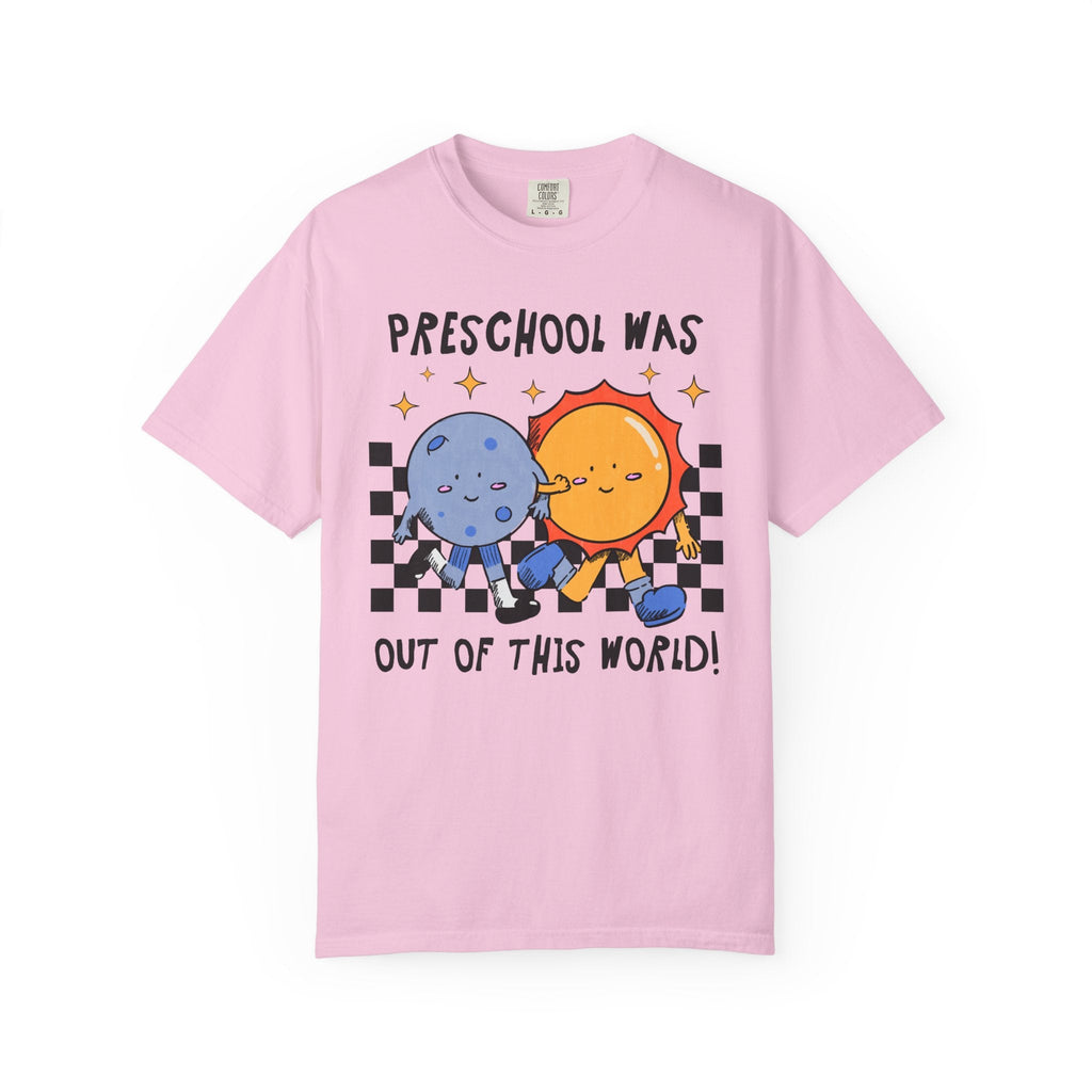 Last Day of School Tee Shirt: Funny Saying Space Lover Tee, End of School Year Matching Tee Shirt for Preschool Teachers or Office Staff - Opal and June