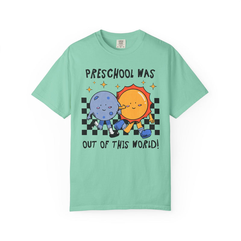 Last Day of School Tee Shirt: Funny Saying Space Lover Tee, End of School Year Matching Tee Shirt for Preschool Teachers or Office Staff - Opal and June