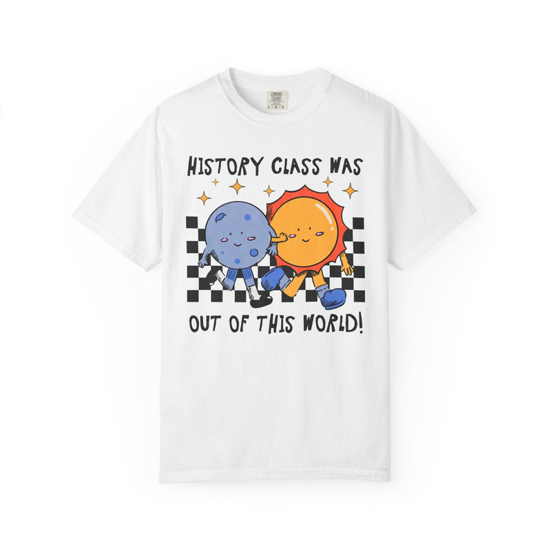 Last Day of School Tee Shirt: Funny Saying Space Lover Tee, End of School Year T-Shirt for History Teacher, Matching History Department Tee - Opal and June