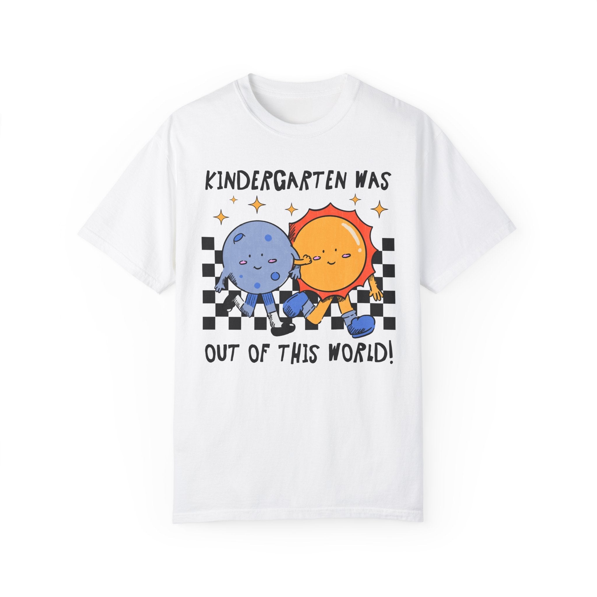 Last Day of School Tee Shirt: Funny Saying Space Lover Tee, End of School Year T-Shirt for Kindergarten Teacher, Matching Kindergarten Crew - Opal and June
