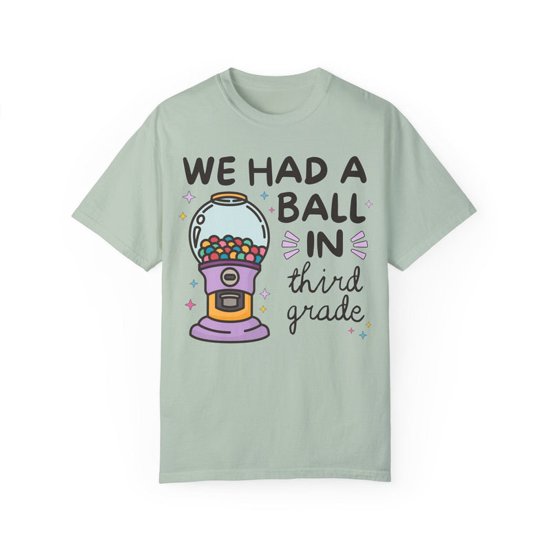 Last Day of School Third Grade Teacher Tee Shirt for Third Grade Crew, Teaching Assistant, Colorful 90s Vibe, End of School, Class Dismissed - Opal and June