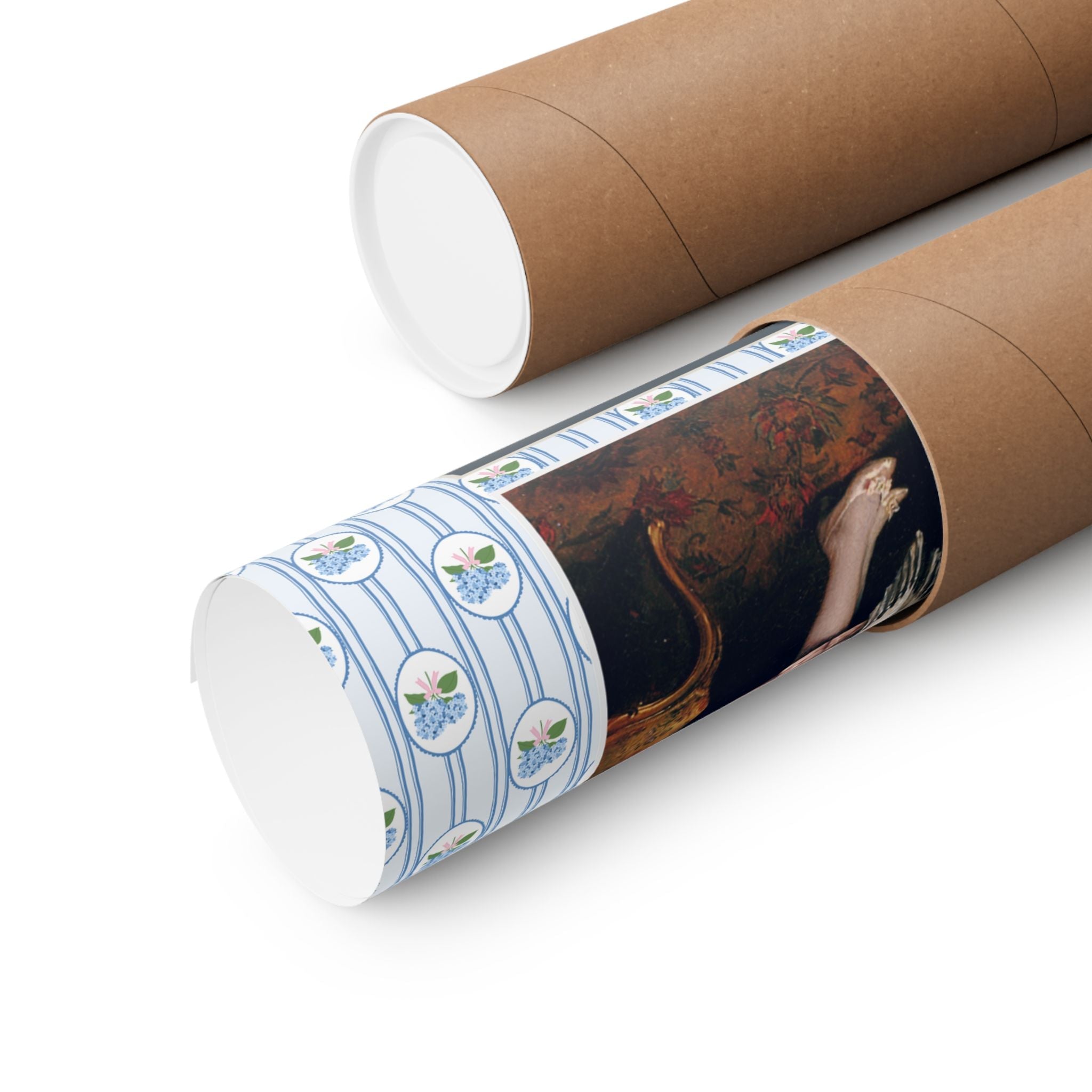 Le Baiser by Auguste Toulmouche: Floral Giclee Poster Print, 19th Century Art, European Art History, Humanities Major, Social Studies Gift - Opal and June