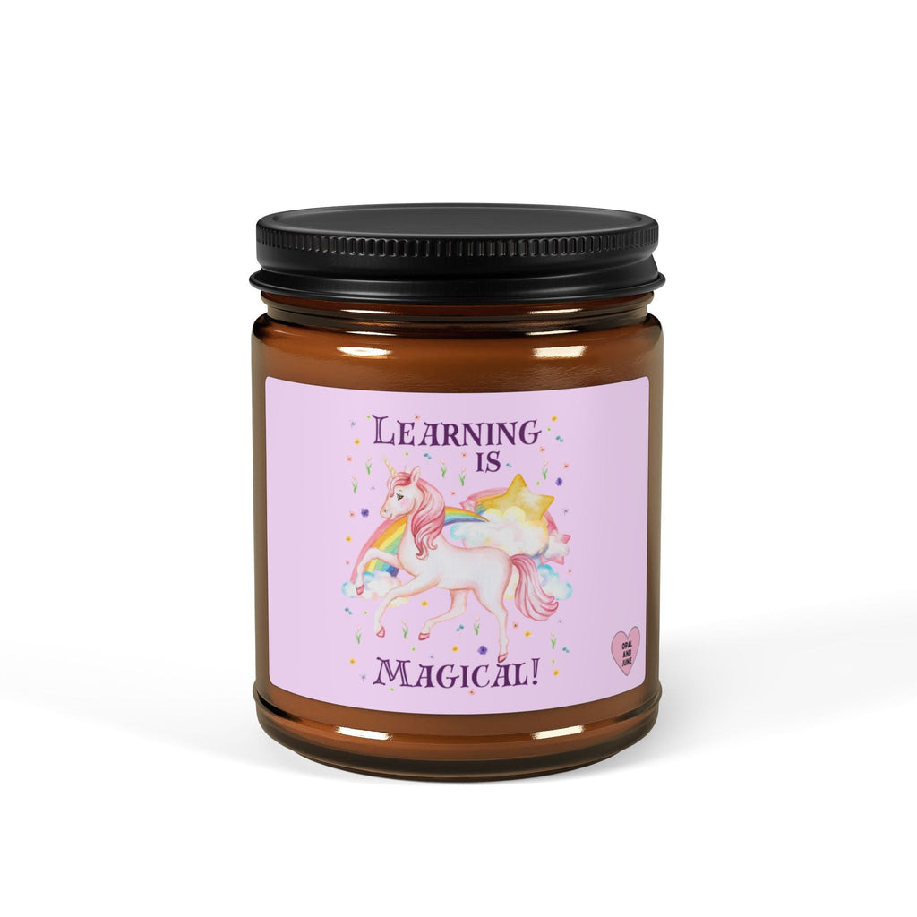 Learning is Magical Candle - Opal and June