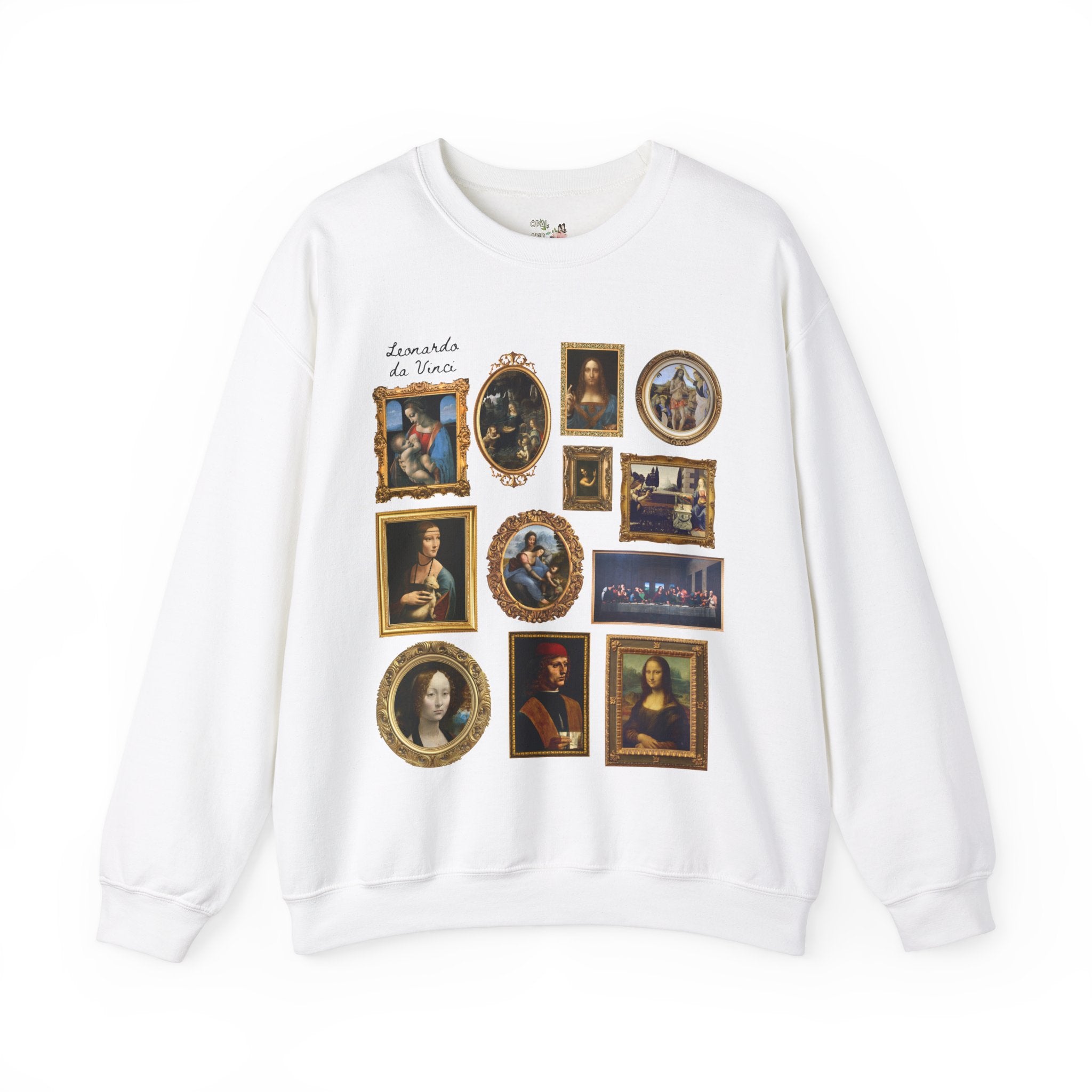 Lenoardo da Vinci Art History Sweatshirt - Opal and June