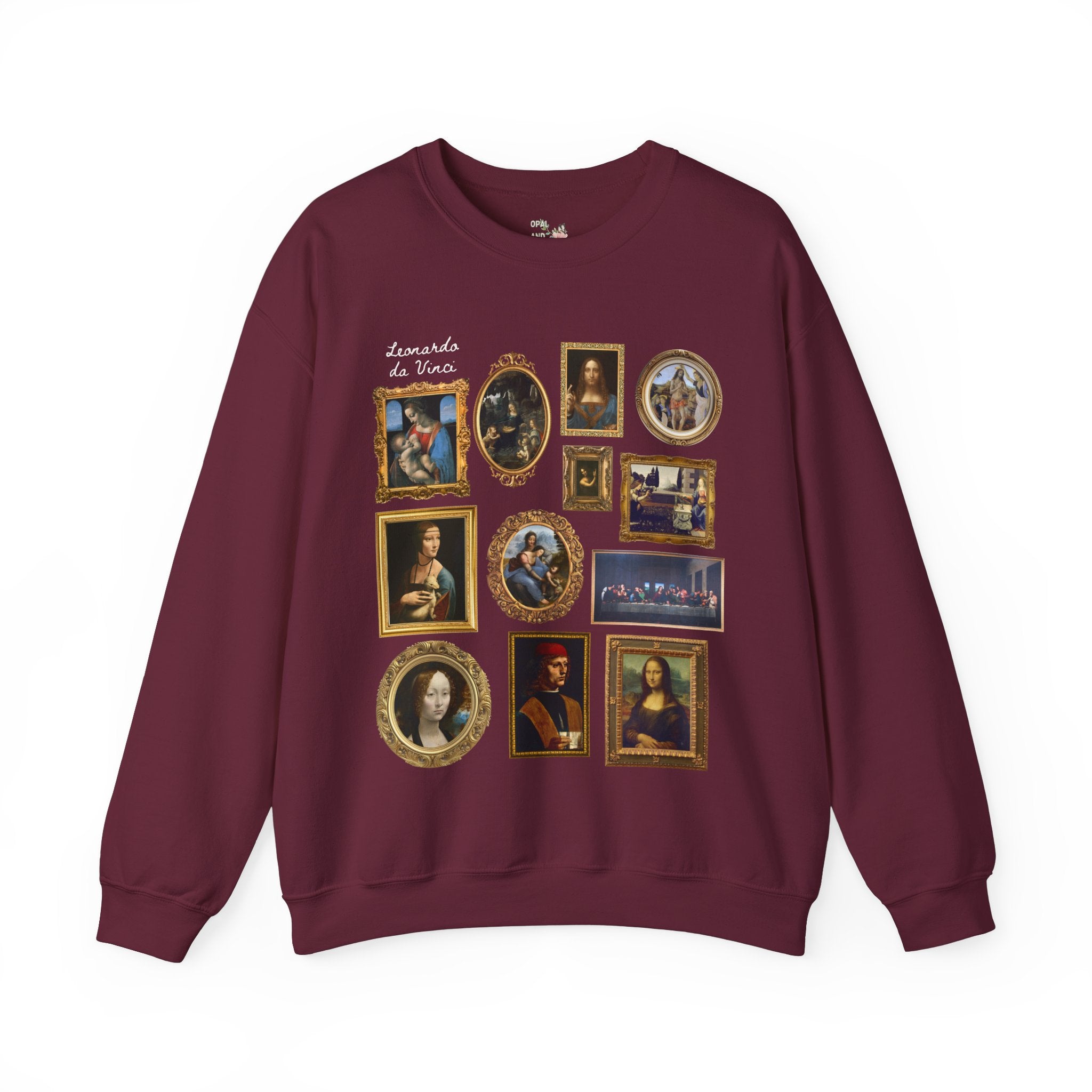 Lenoardo da Vinci Art History Sweatshirt - Opal and June