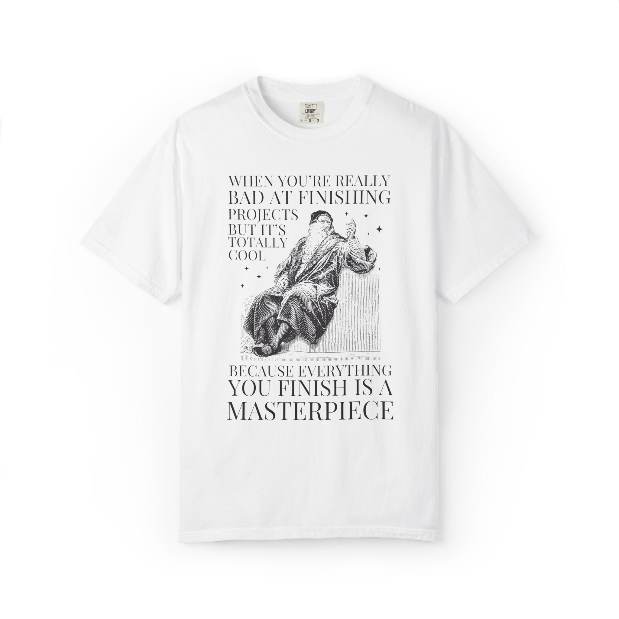 Leonardo da Vinci Art History Buff Gift for Historian or Friend with ADHD: Really Bad at Finishing Things, Silly Italian Renaissance History - Opal and June