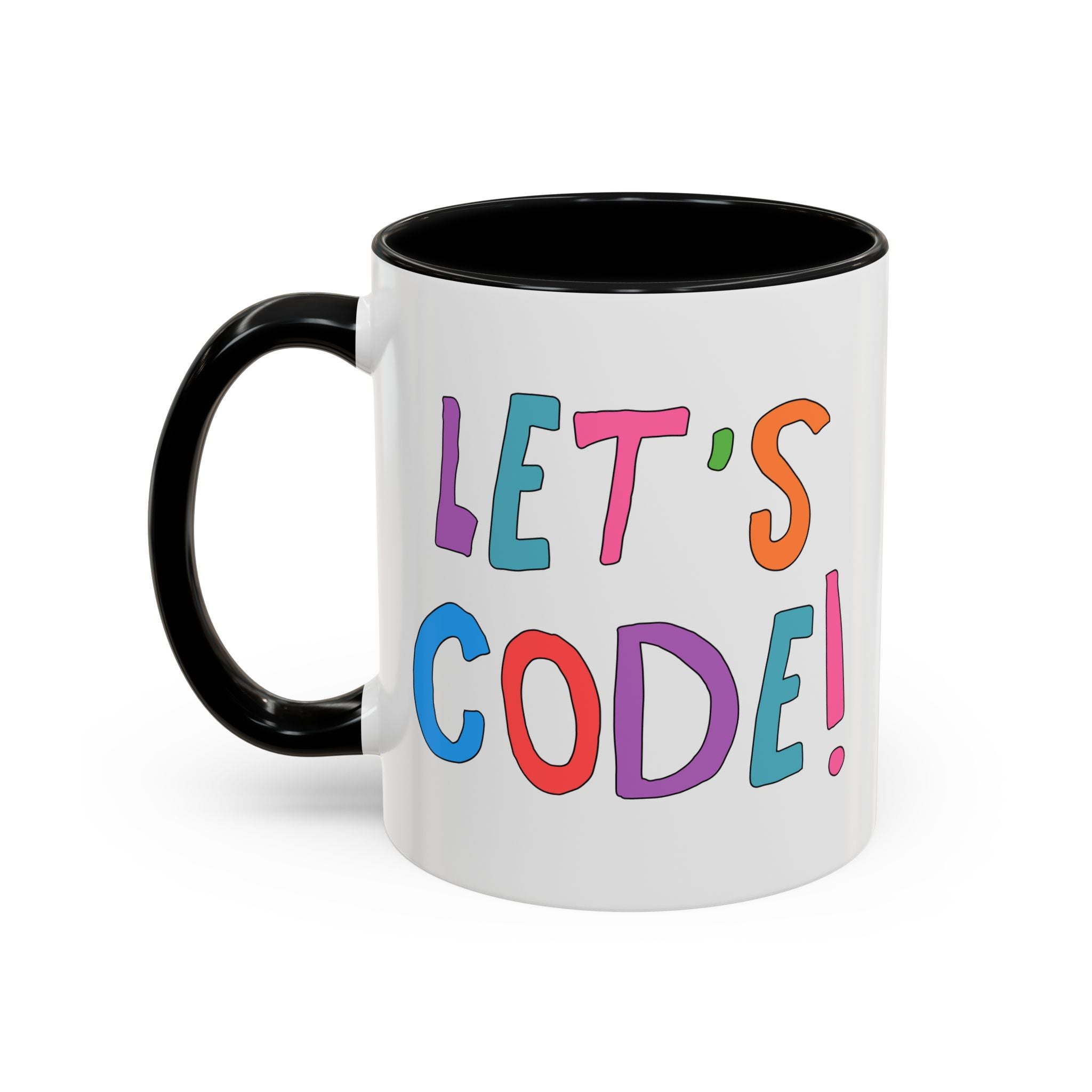 Let's Code! Computer Scientist Mug | Cute Women in STEM 11 Oz Coffee Mug, Funny Saying Gift for Programmer, Software Engineer Present - Opal and June