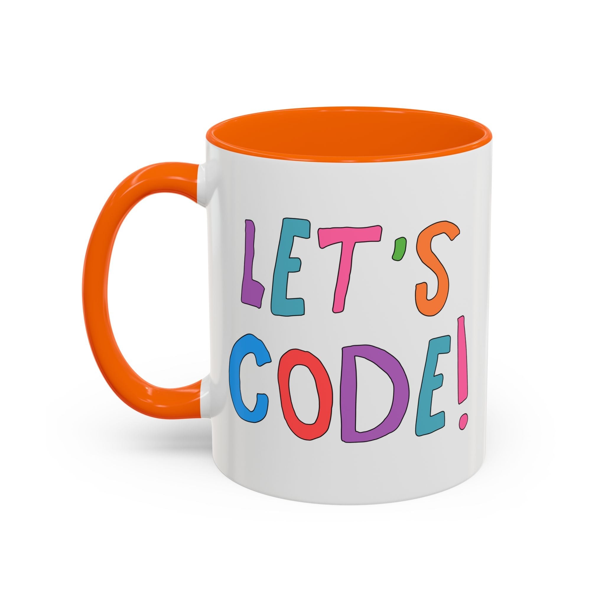 Let's Code! Computer Scientist Mug | Cute Women in STEM 11 Oz Coffee Mug, Funny Saying Gift for Programmer, Software Engineer Present - Opal and June