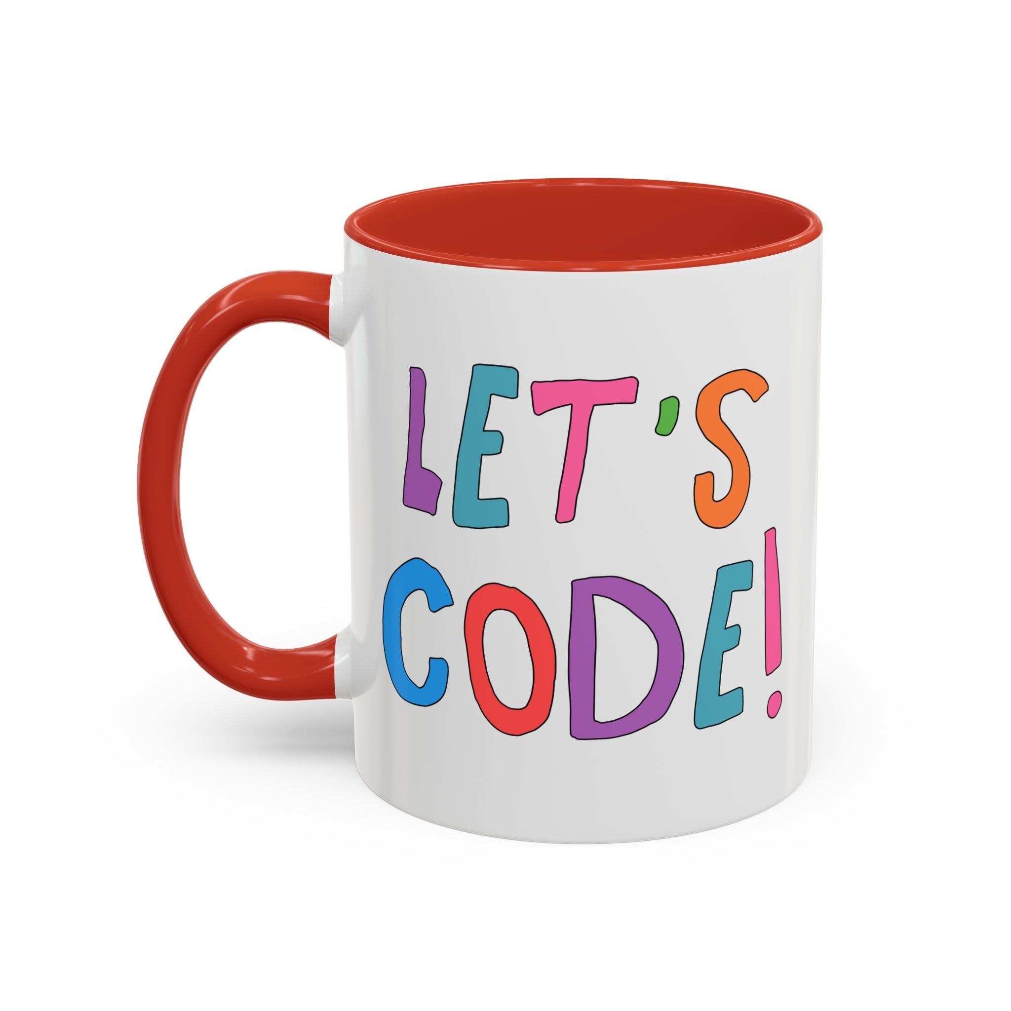 Let's Code! Computer Scientist Mug | Cute Women in STEM 11 Oz Coffee Mug, Funny Saying Gift for Programmer, Software Engineer Present - Opal and June