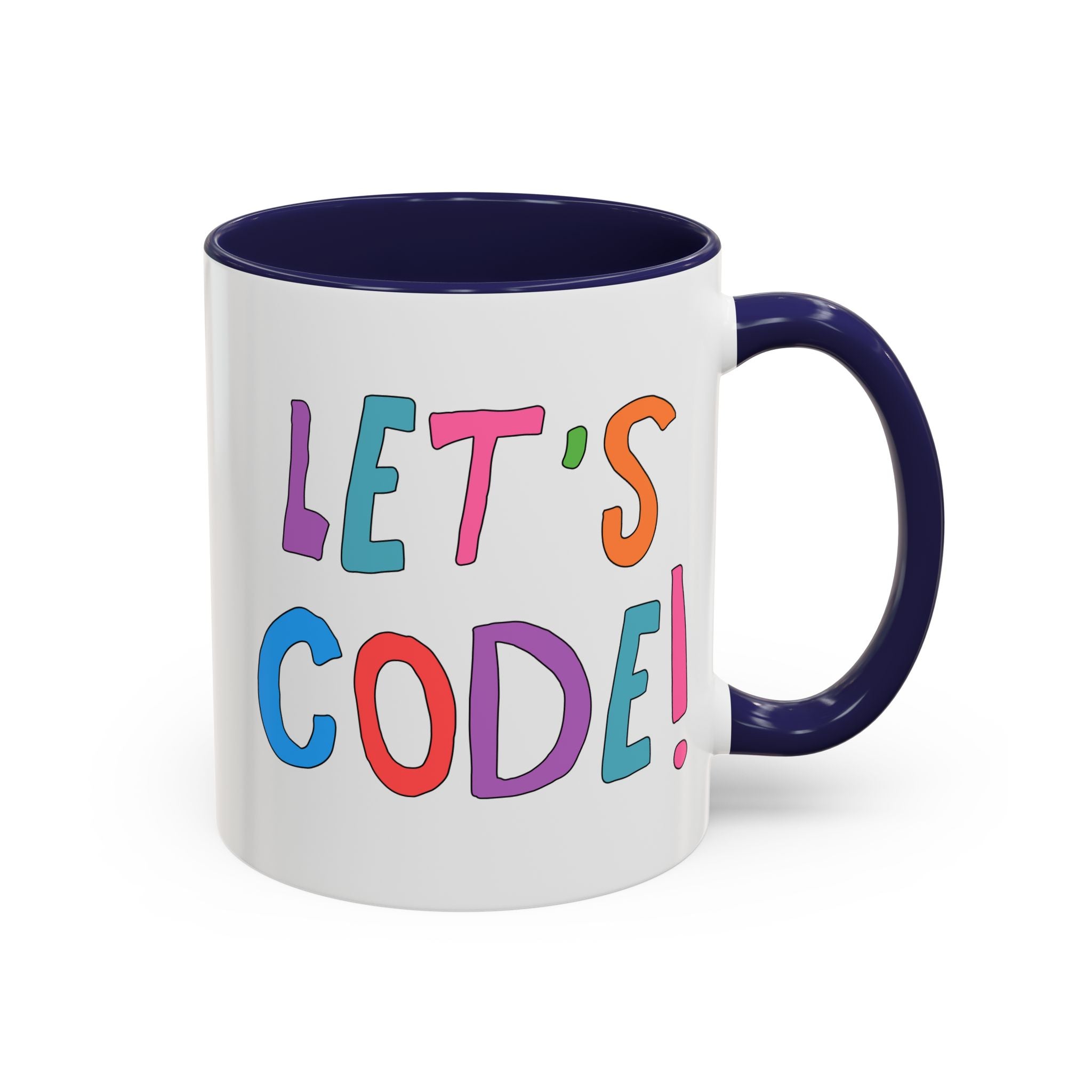 Let's Code! Computer Scientist Mug | Cute Women in STEM 11 Oz Coffee Mug, Funny Saying Gift for Programmer, Software Engineer Present - Opal and June