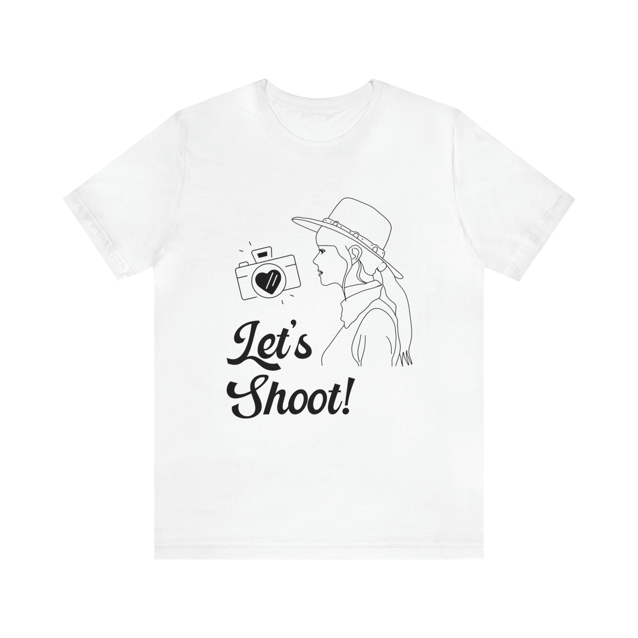 Let's Shoot! | Funny Western Aesthetic Tee Shirt for Wedding Photographer - Opal and June