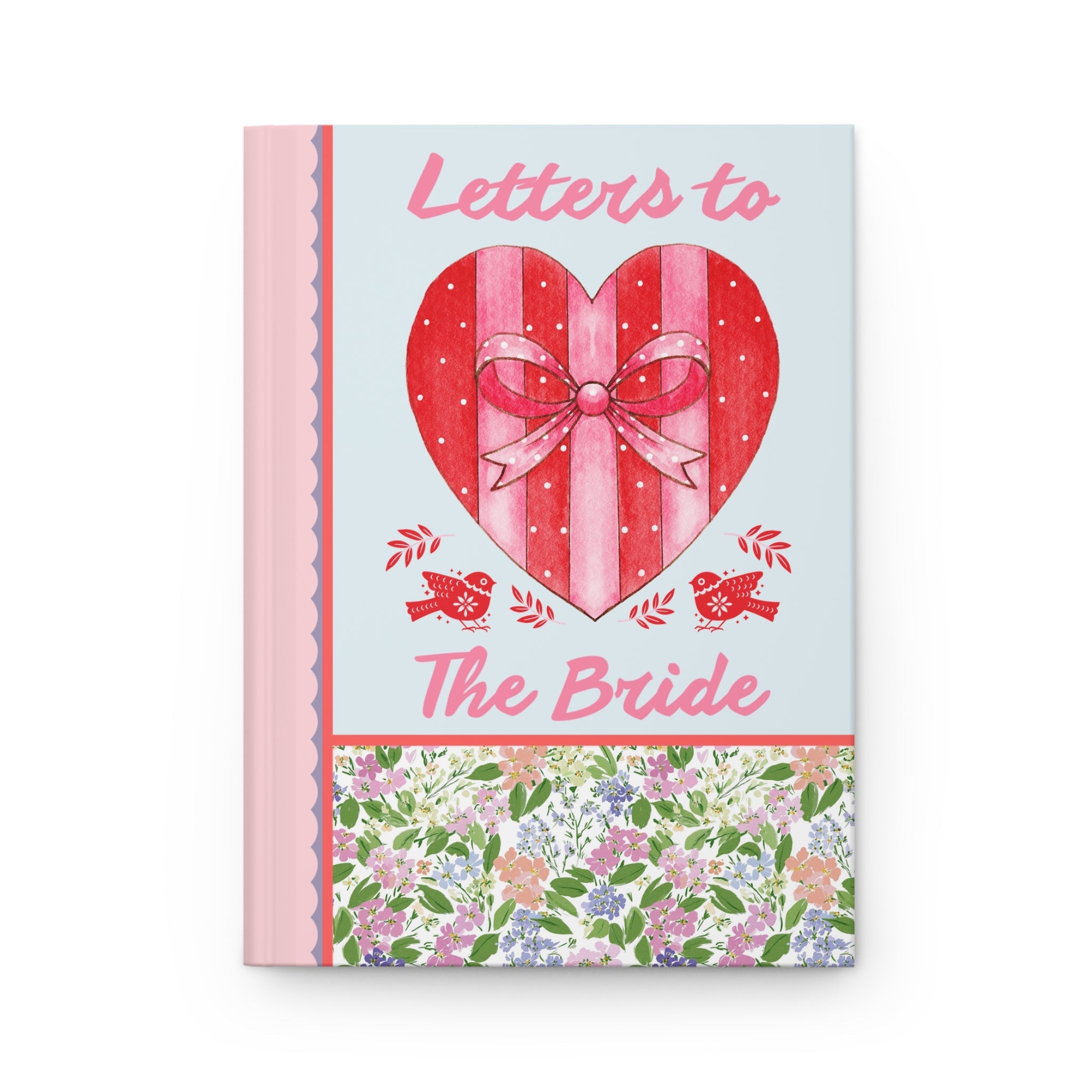 Letters to The Bride Kitschy Wedding Gift for Wedding Shower or Bachelorette Party Sleepover, Colorful Maximalist Funky Bride Notebook - Opal and June
