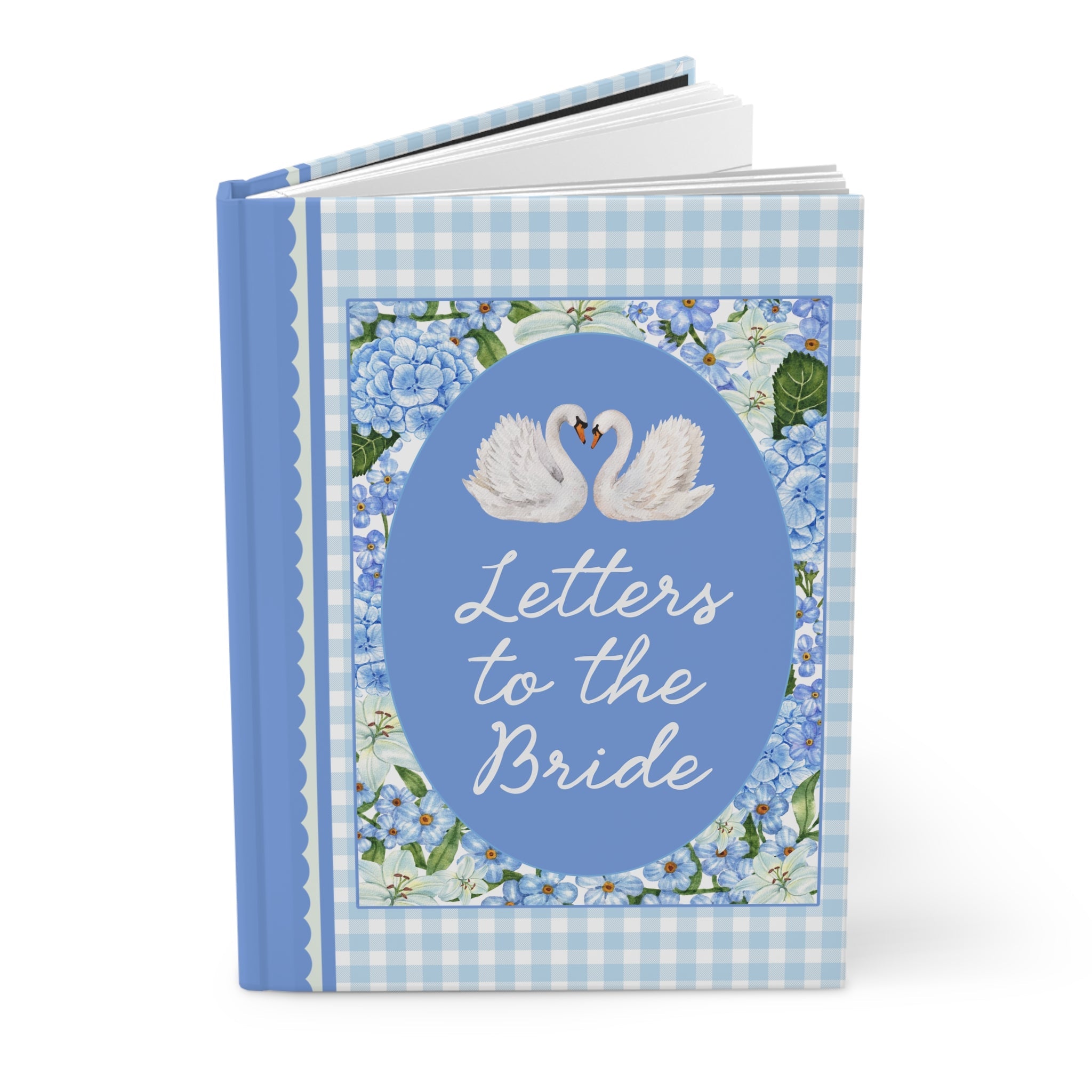 Letters to the Bride Swan Notebook - Opal and June
