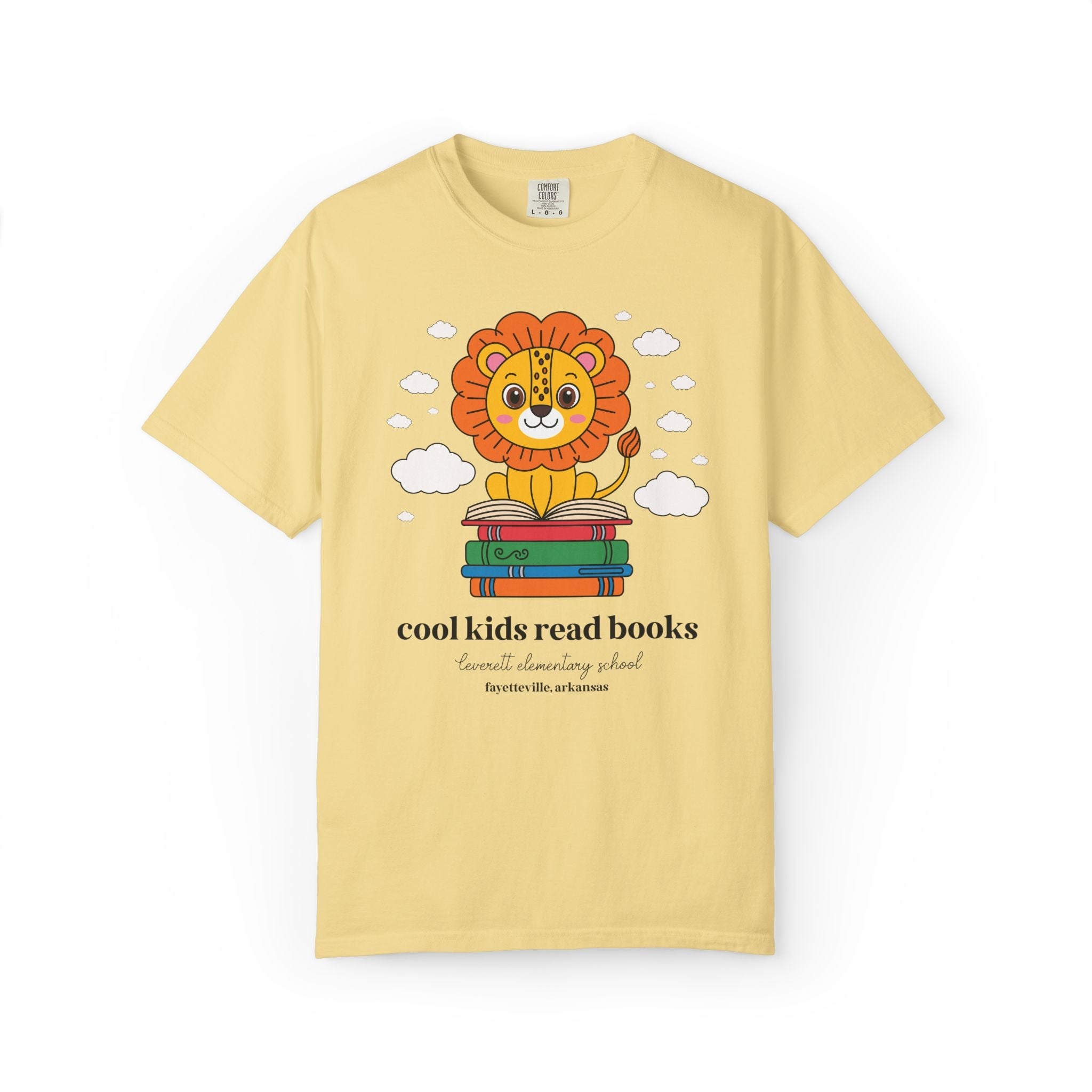Leverett Elementary School Tee Shirt: Cool Kids Read Books | FPS + Opal and June Tee Shirt, Fayetteville Public Schools - Opal and June