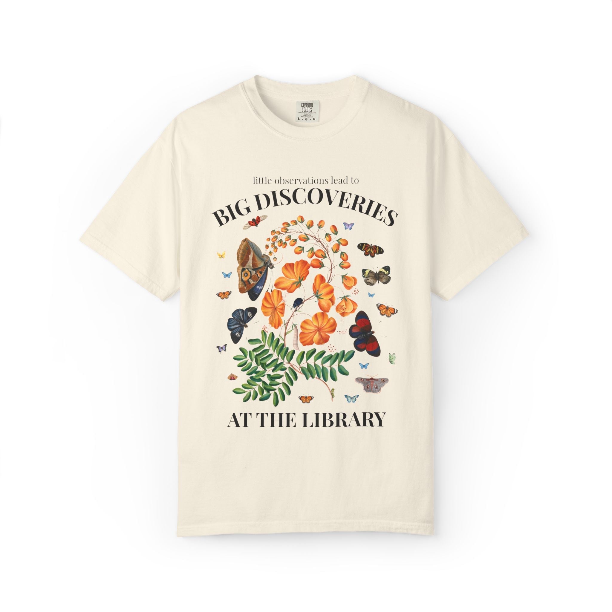 Little Observations Lead to Big Discoveries at the Library, Matching Teacher Team T-Shirt for Back to School - Opal and June