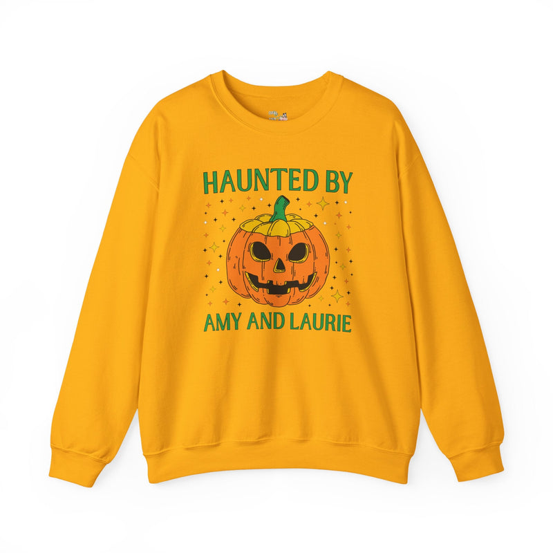 Little Women by Louisa May Alcott Funny Halloween Sweatshirt, Classic Literature Reader or School Librarian, Haunted by Amy March and Laurie - Opal and June