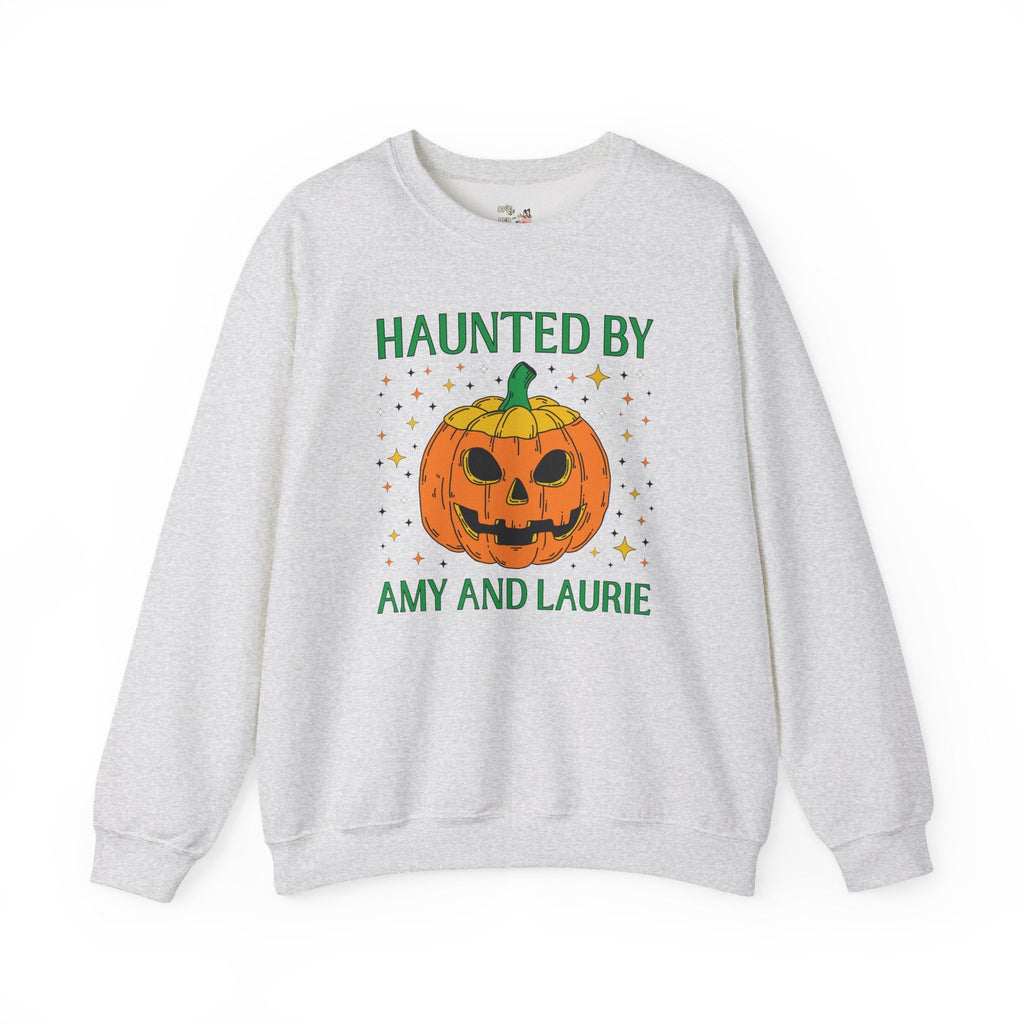 Little Women by Louisa May Alcott Funny Halloween Sweatshirt, Classic Literature Reader or School Librarian, Haunted by Amy March and Laurie - Opal and June