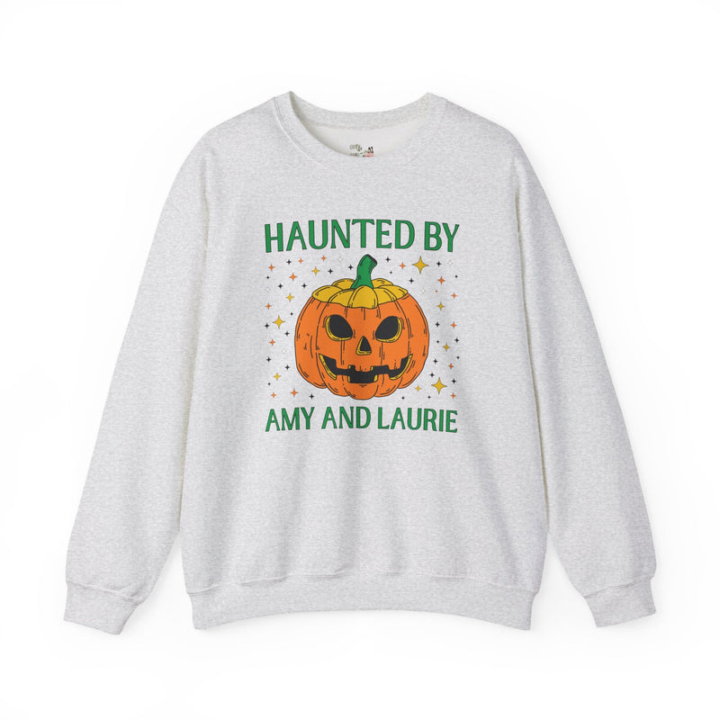 Little Women by Louisa May Alcott Funny Halloween Sweatshirt, Classic Literature Reader or School Librarian, Haunted by Amy March and Laurie - Opal and June