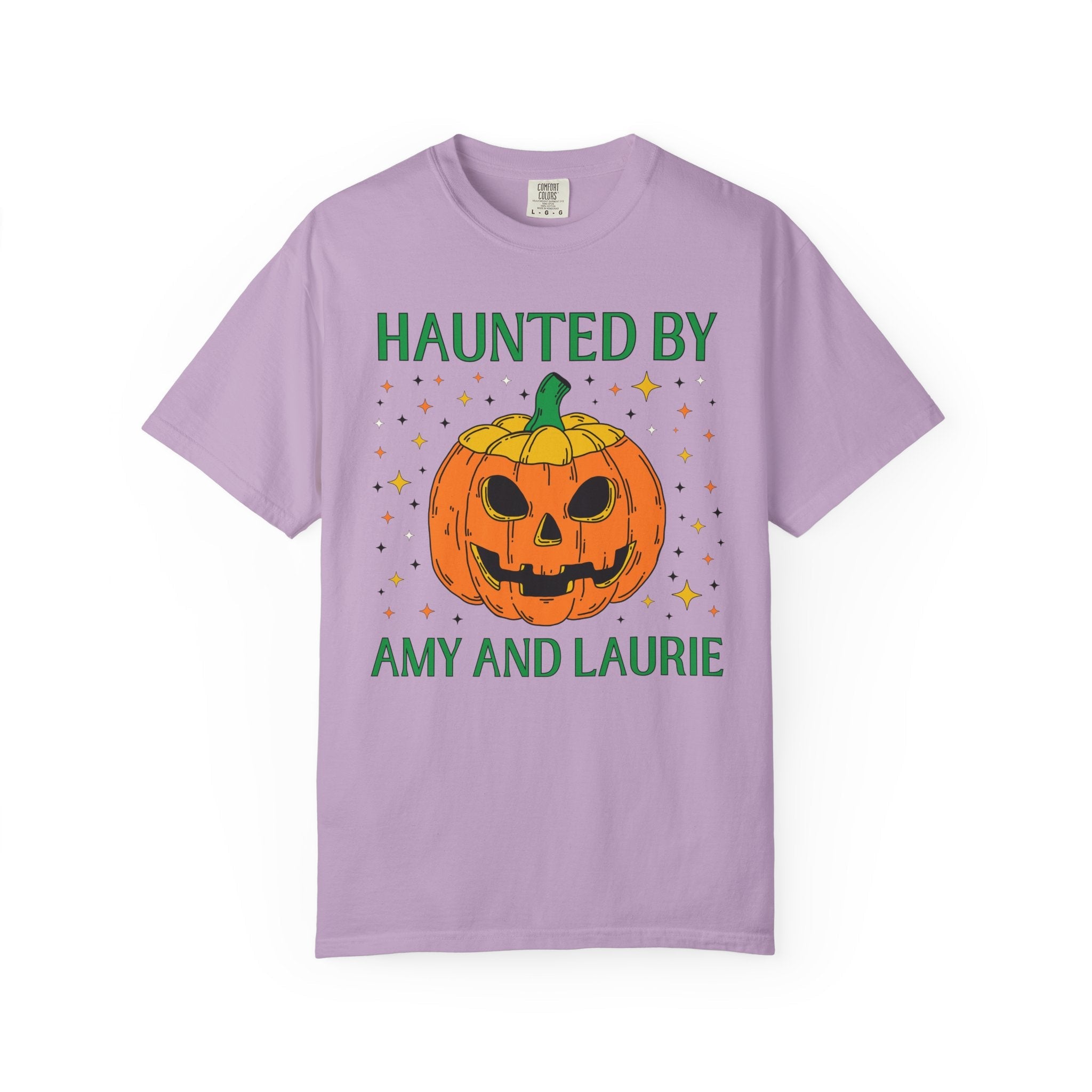 Little Women by Louisa May Alcott Funny Halloween T-Shirt for Classic Literature Reader or School Librarian, Haunted by Amy March and Laurie - Opal and June