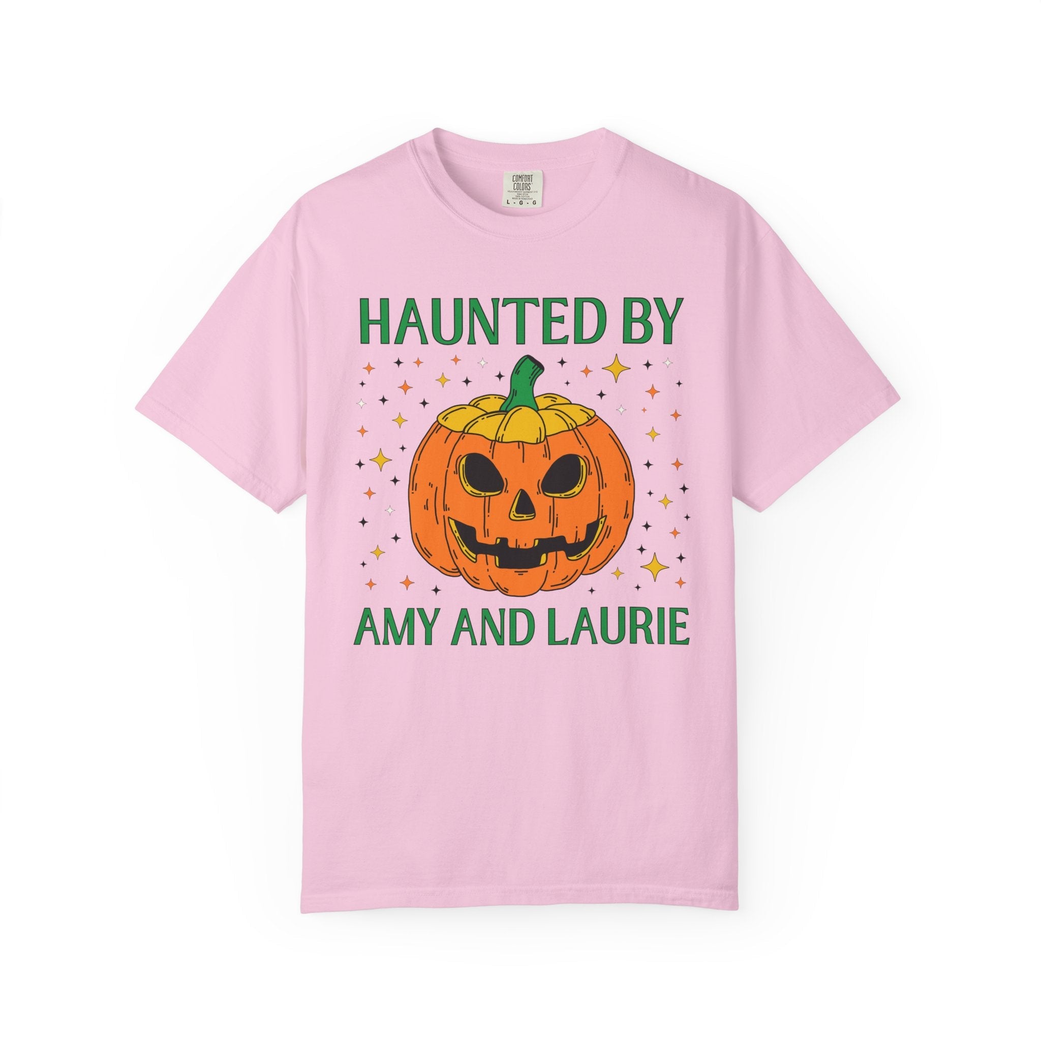 Little Women by Louisa May Alcott Funny Halloween T-Shirt for Classic Literature Reader or School Librarian, Haunted by Amy March and Laurie - Opal and June