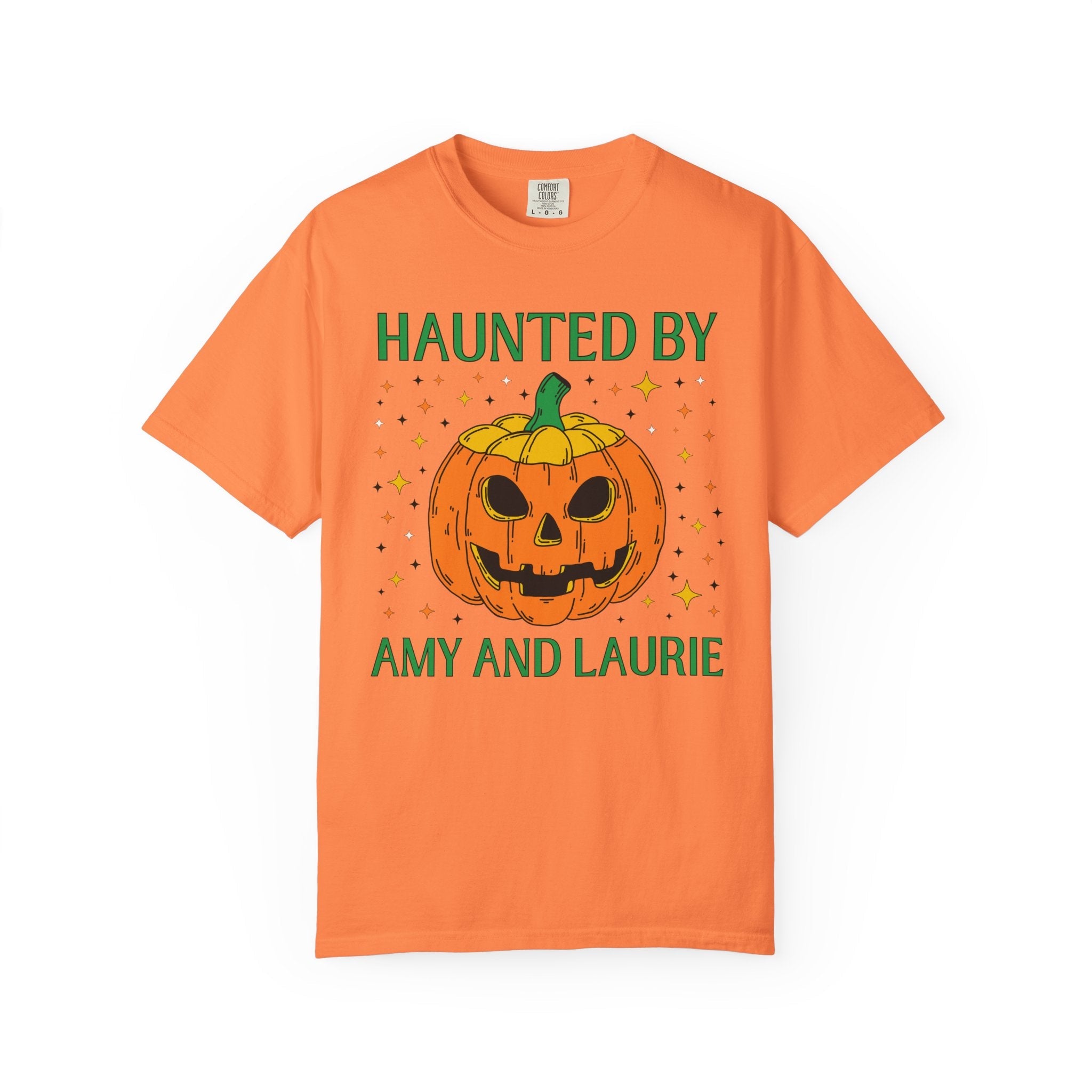 Little Women by Louisa May Alcott Funny Halloween T-Shirt for Classic Literature Reader or School Librarian, Haunted by Amy March and Laurie - Opal and June