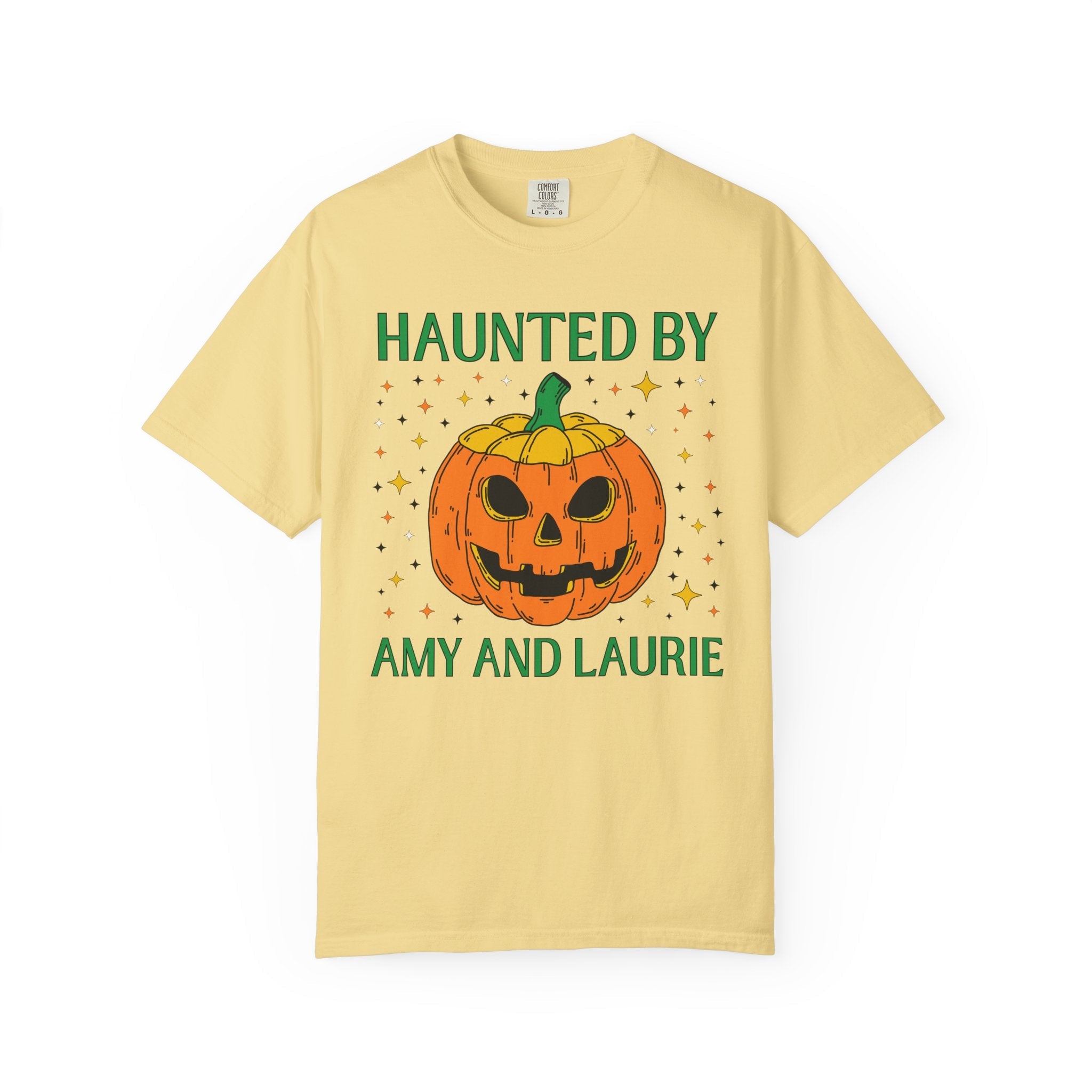 Little Women by Louisa May Alcott Funny Halloween T-Shirt for Classic Literature Reader or School Librarian, Haunted by Amy March and Laurie - Opal and June